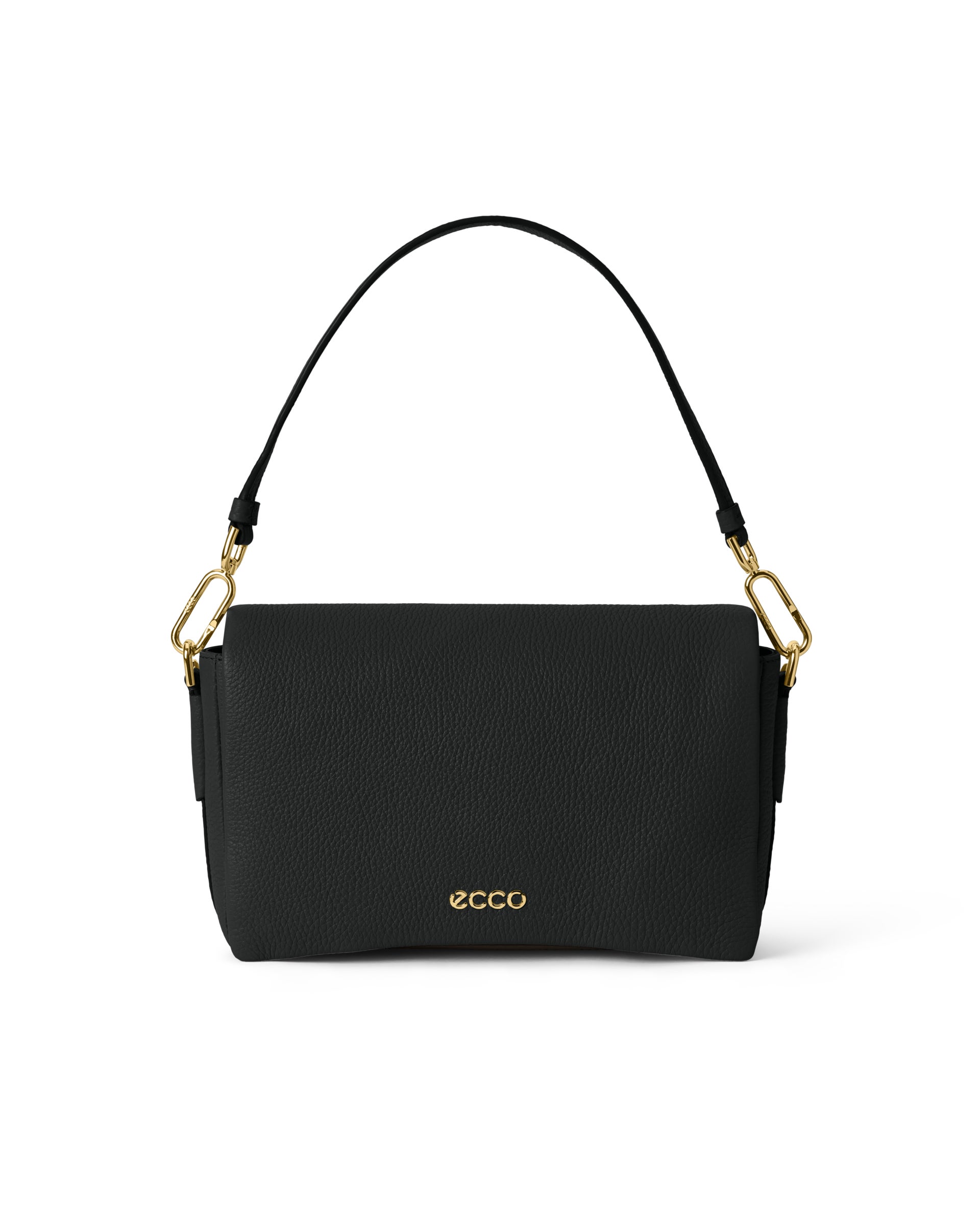 ECCO® Pinch Bag vállpántos bőrtáska - Fekete - Main
