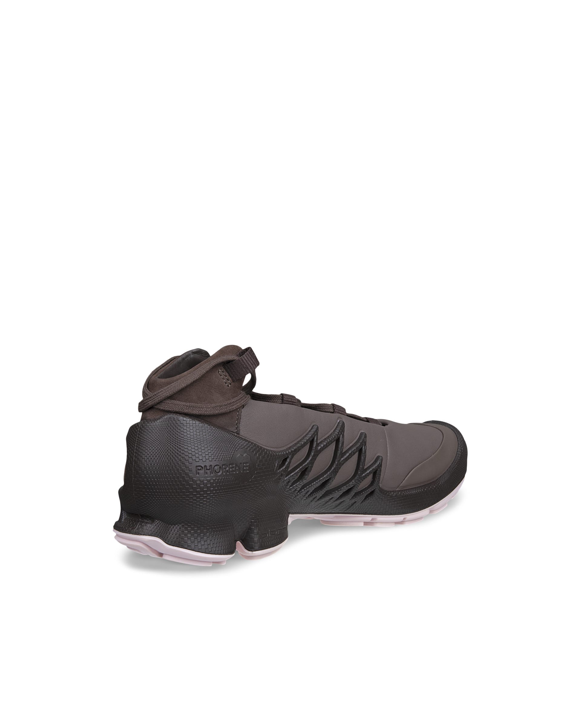 Women's ECCO® BIOM AEX Leather Slip-On Trainer - Brown - Outside