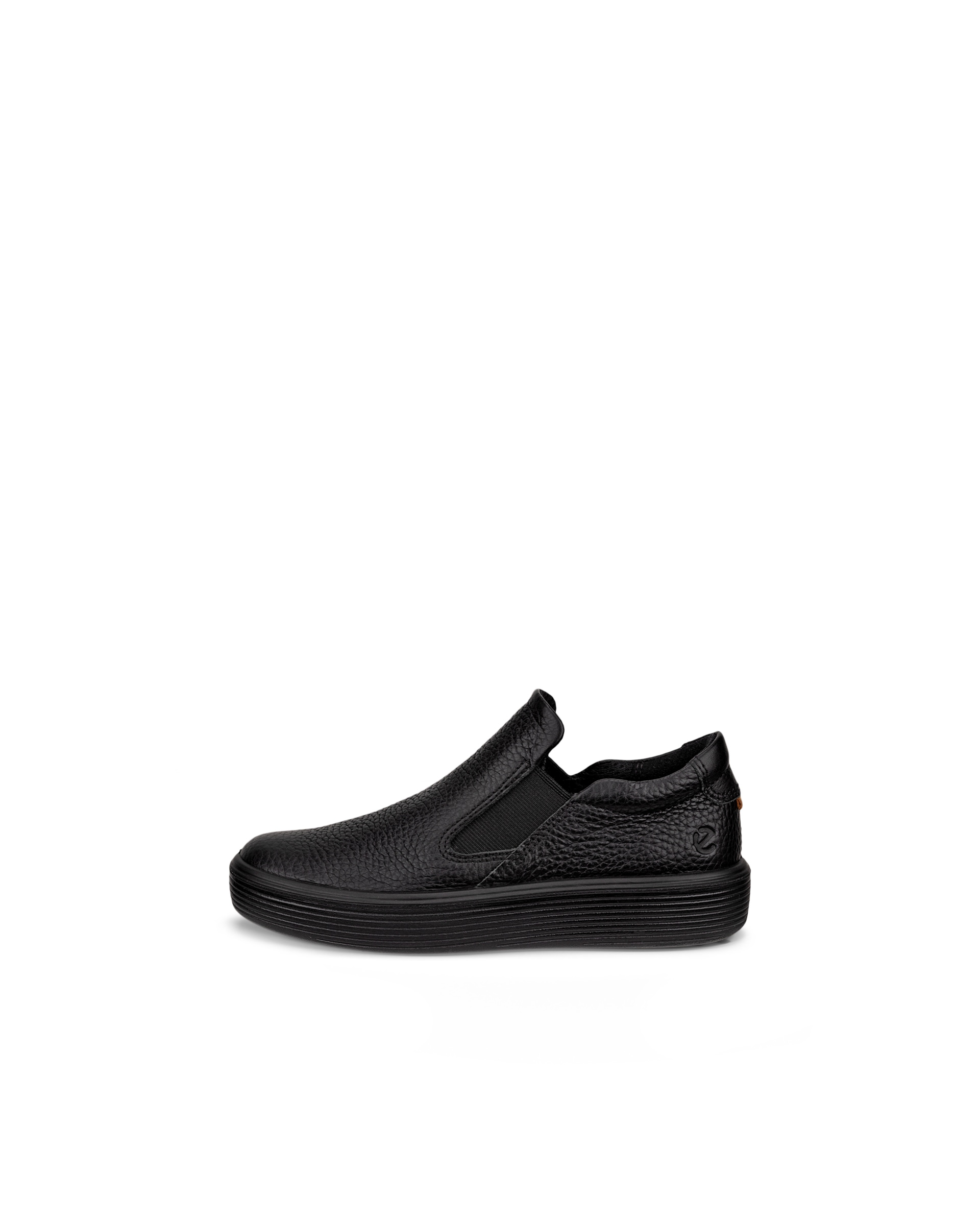 Kids' ECCO® Soft 60 Leather Sneaker | Black