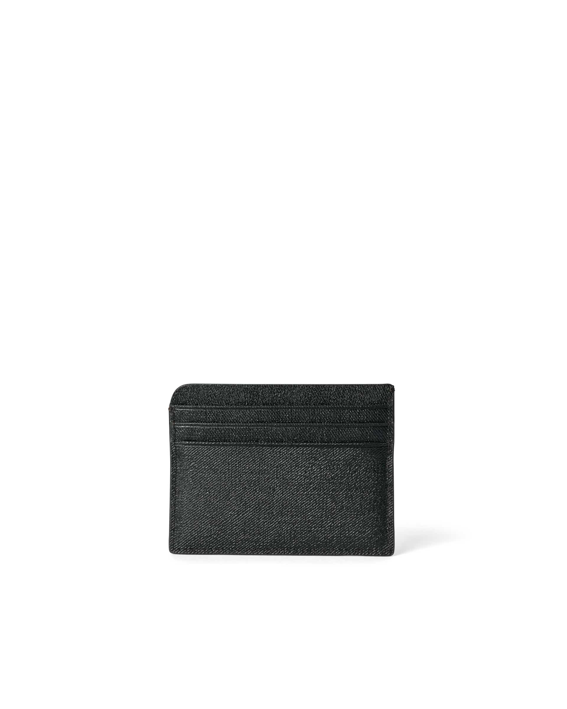 Porta-cartões em pele ECCO® Card Case - Preto - Back