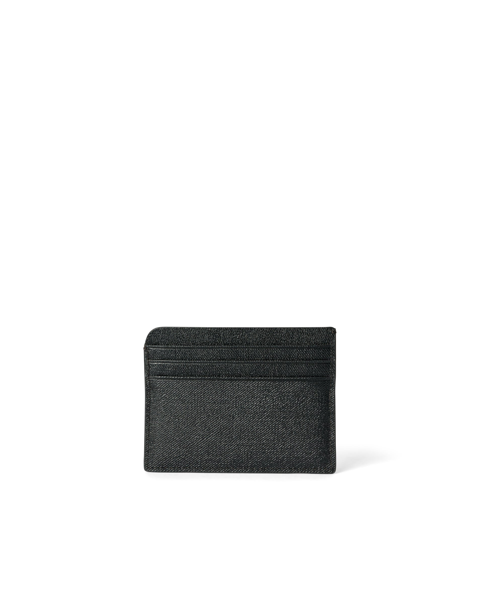 ECCO® Card Case Kartenetui aus Leder - Schwarz - Back