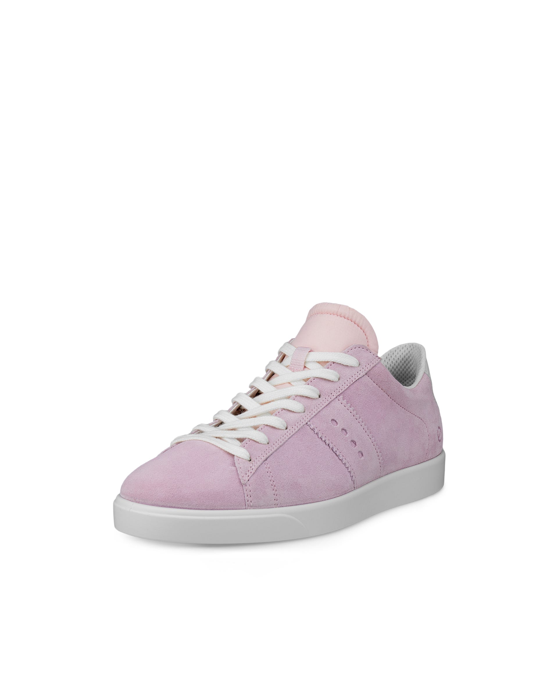 Women's ECCO® Street Lite Suede Sneaker - Pink - Main