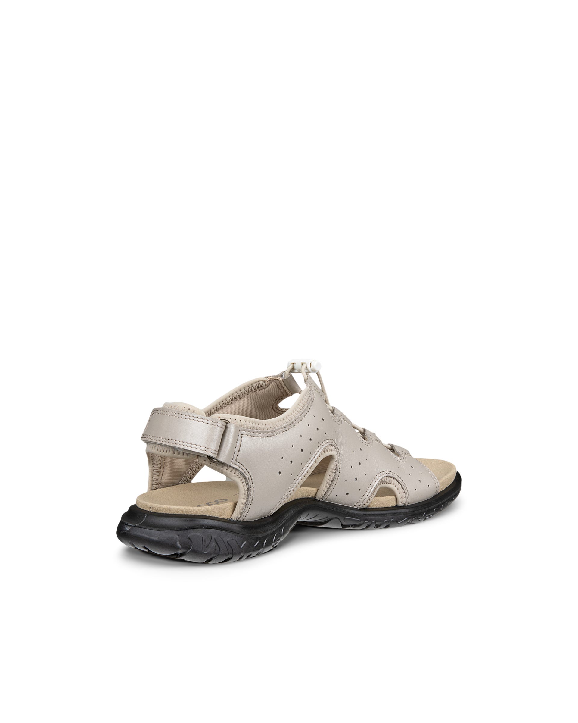 Women's ECCO® Offroad Roam Leather Fisherman Sandal - Gold - Back