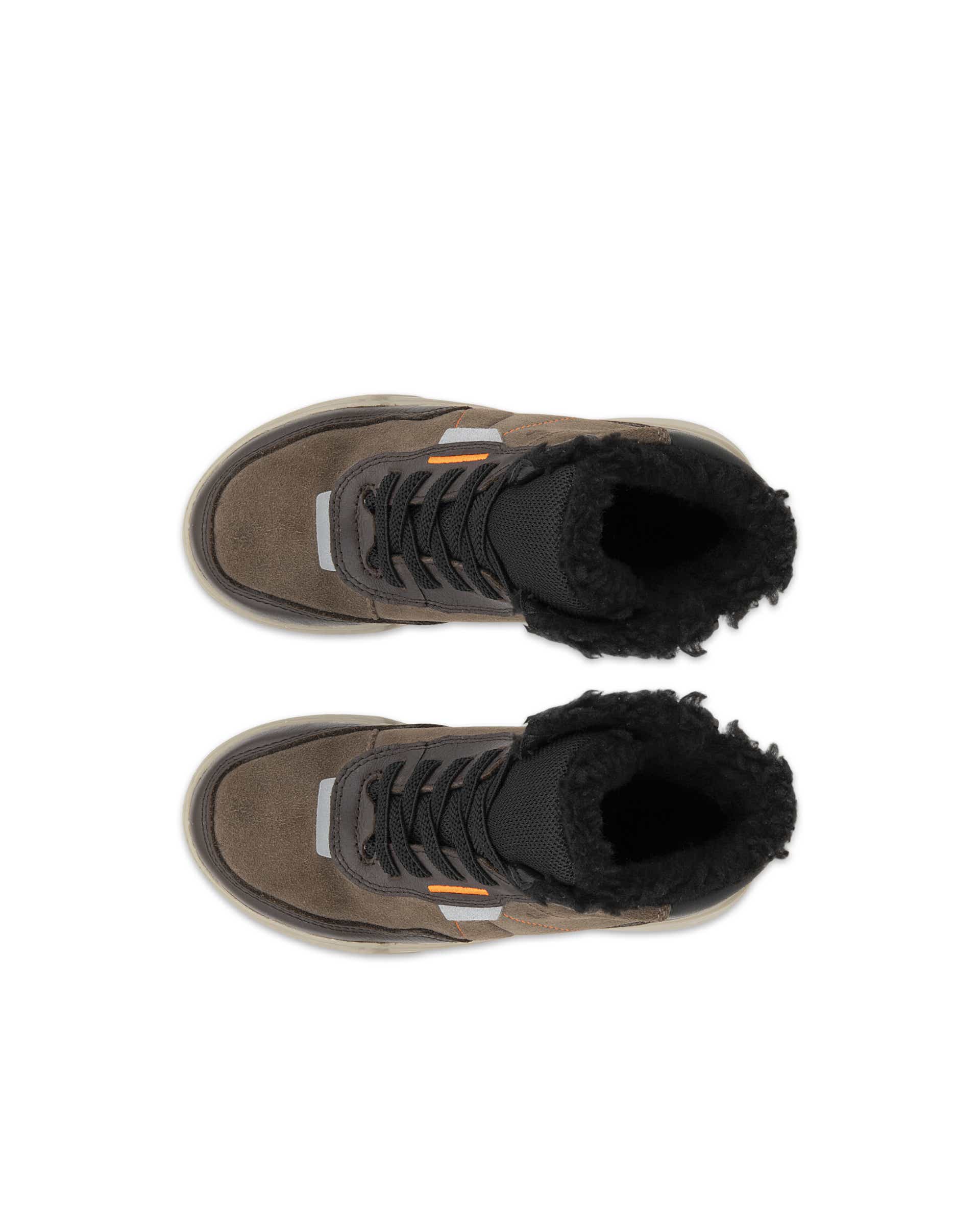 ECCO® STREET COURT K nahast vabaajasaabas lastele - Pruun - Top left pair