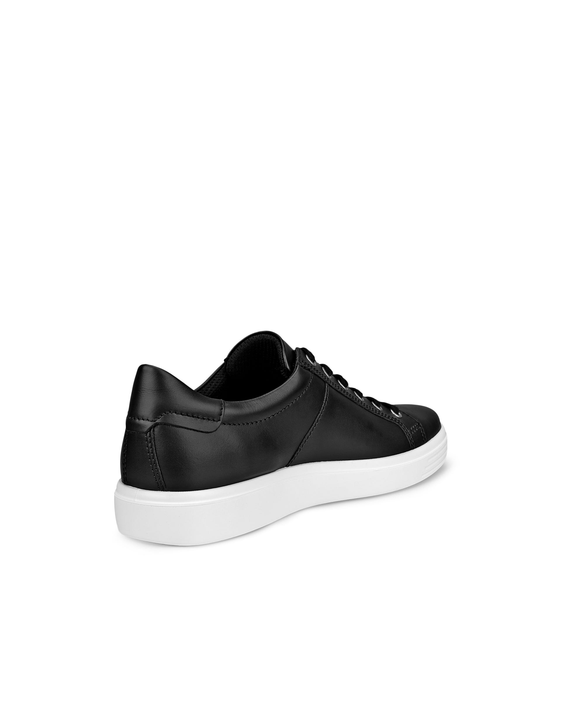 ECCO Men Soft Classic Sneaker - Black - Back