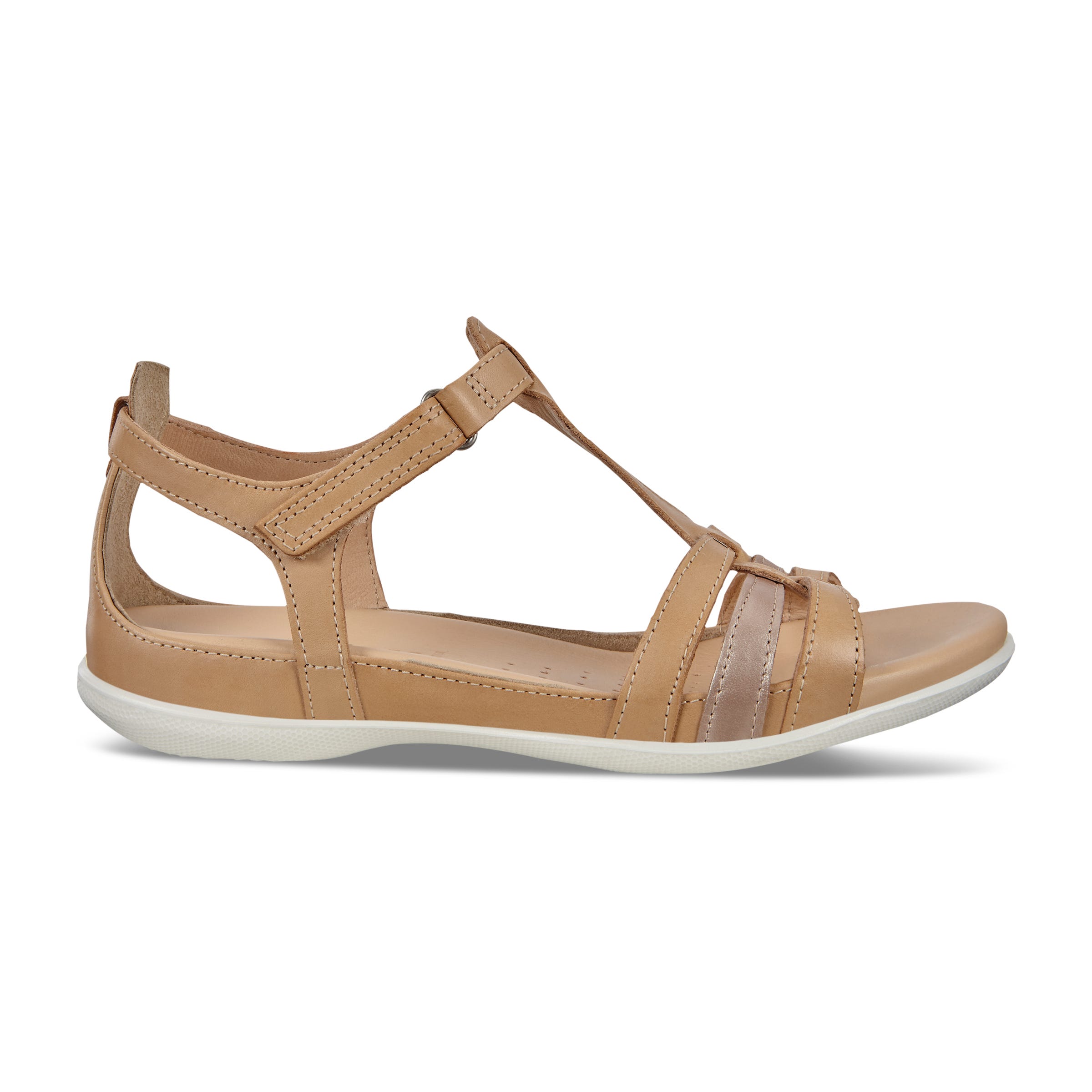 ECCO Women's Flash Sandals - Brown - Outside