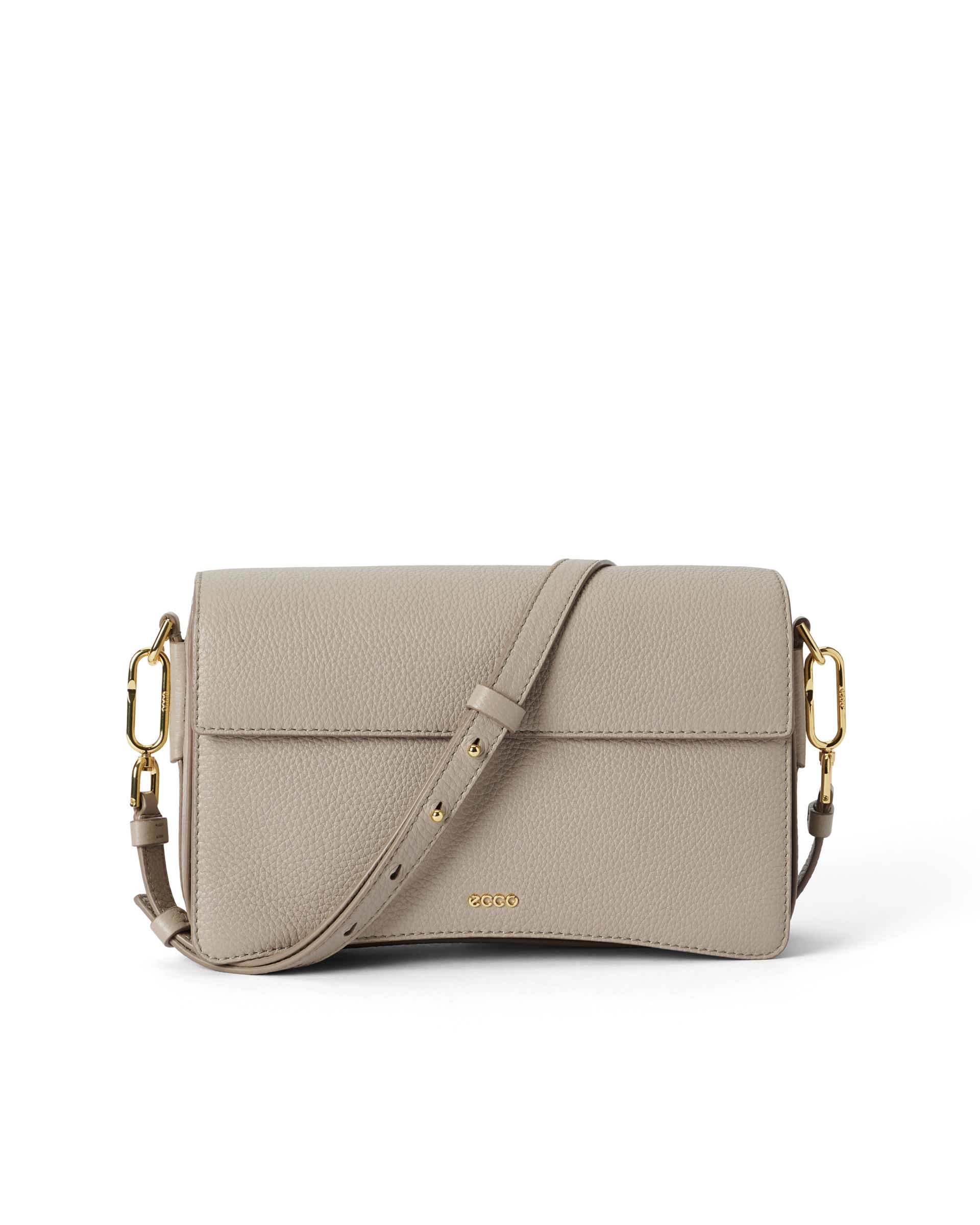 ECCO® Pinch Bag kožna torba preko ramena - Bež - Main