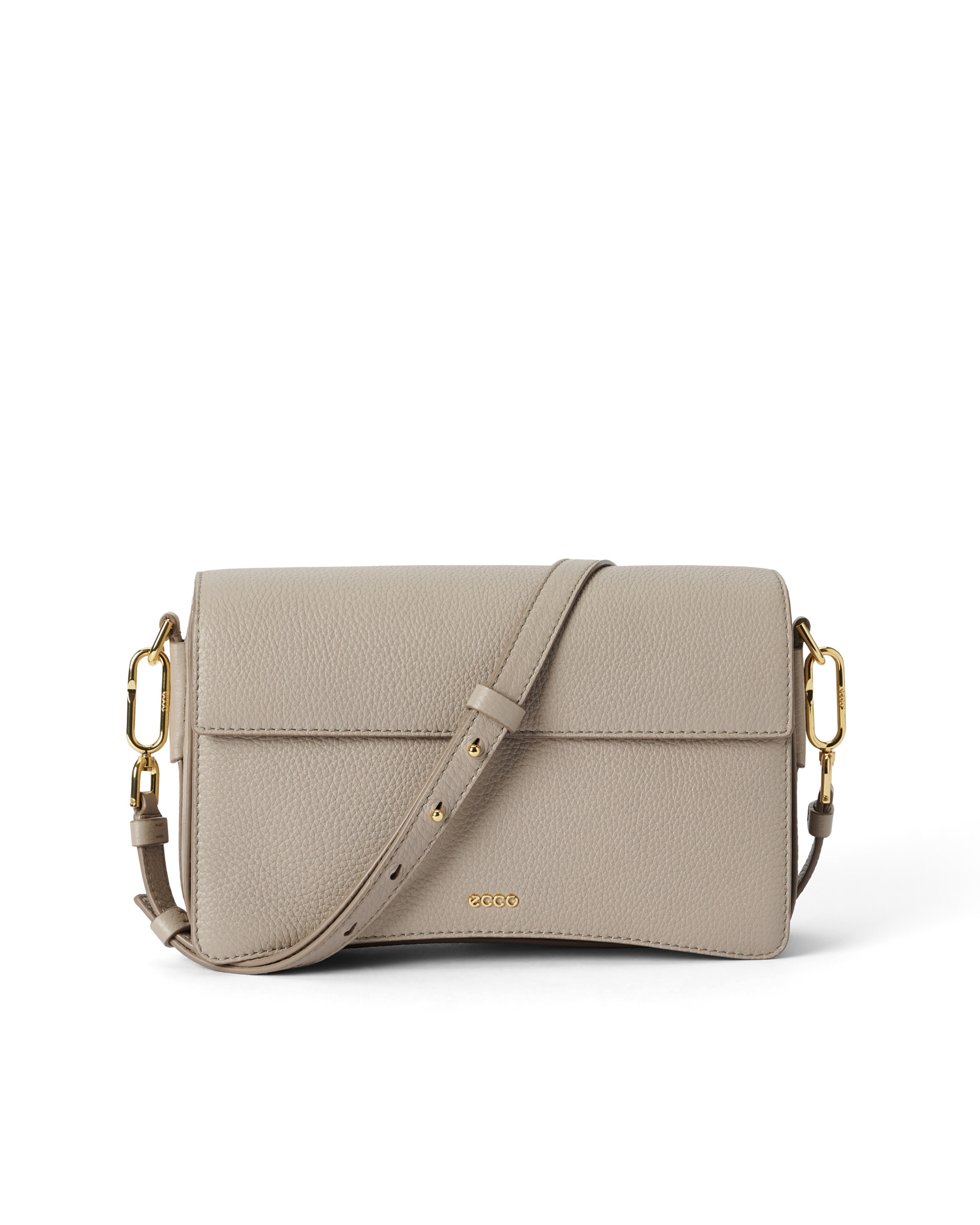 ECCO® Pinch Bag kožna torba preko ramena - Bež - Main