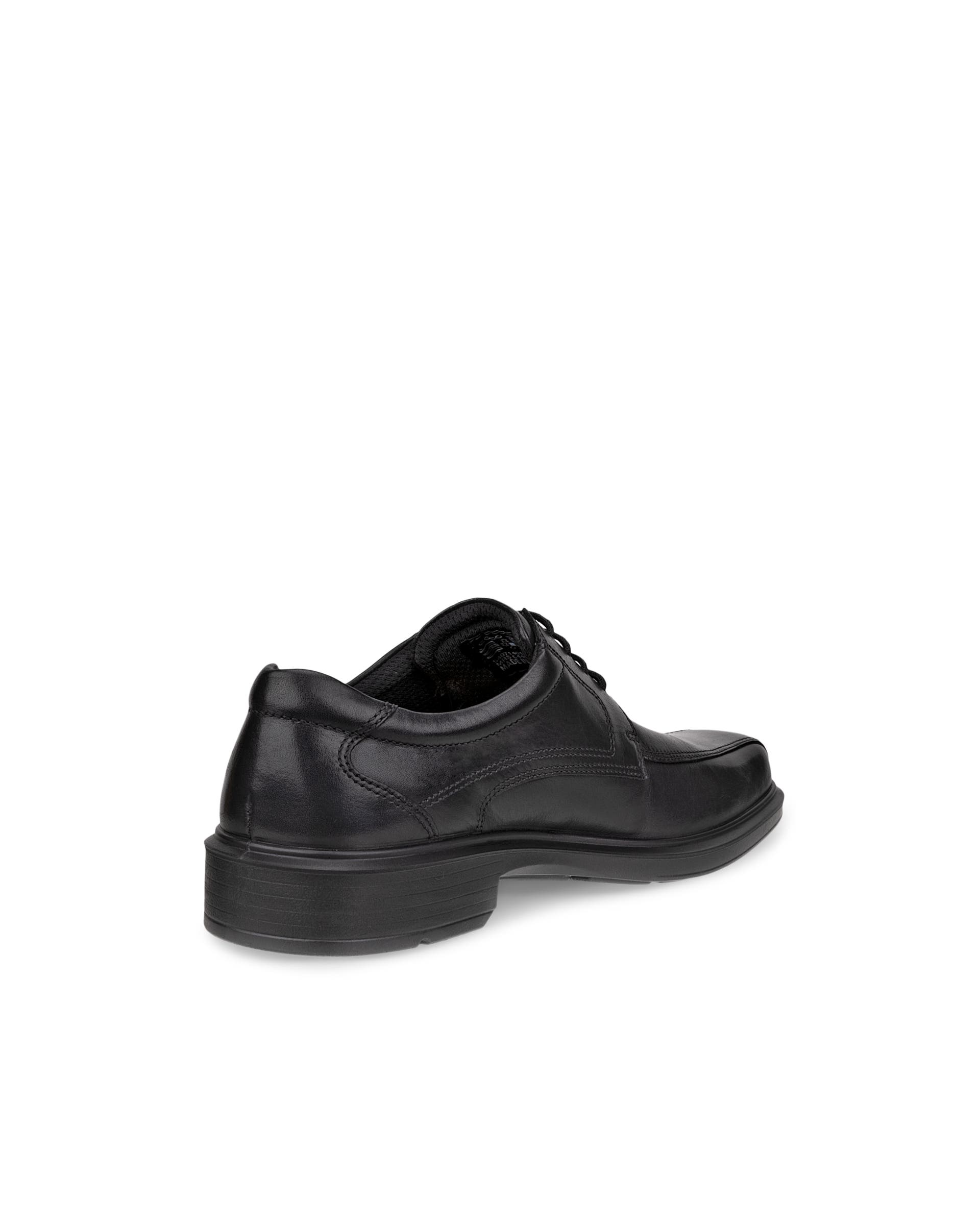 NWT Classic Black Men\'s Dress Shoes Emeraldi Mens Black Square Toe Lace-up Oxford Calfskin  main image 2