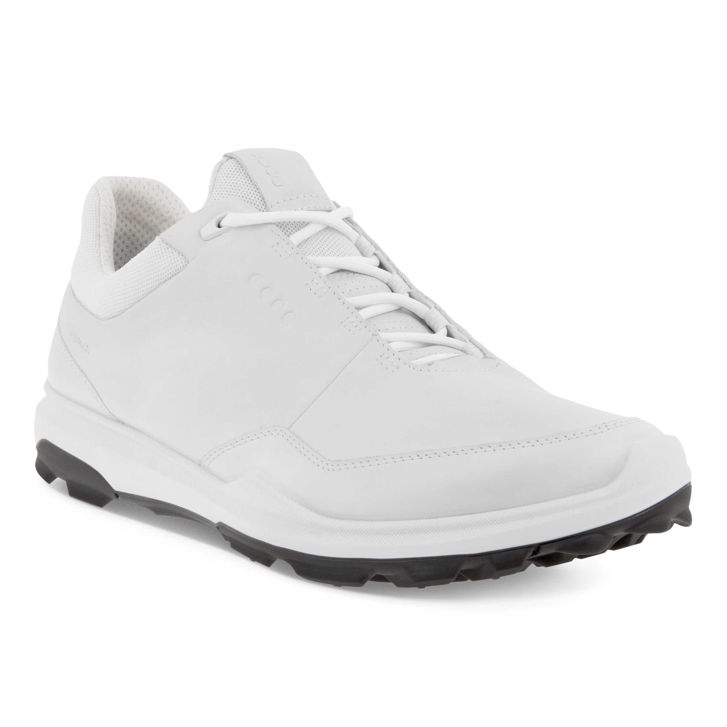 Men's ECCO® Golf BIOM Hybrid 3 Leather Shoe - White - Main