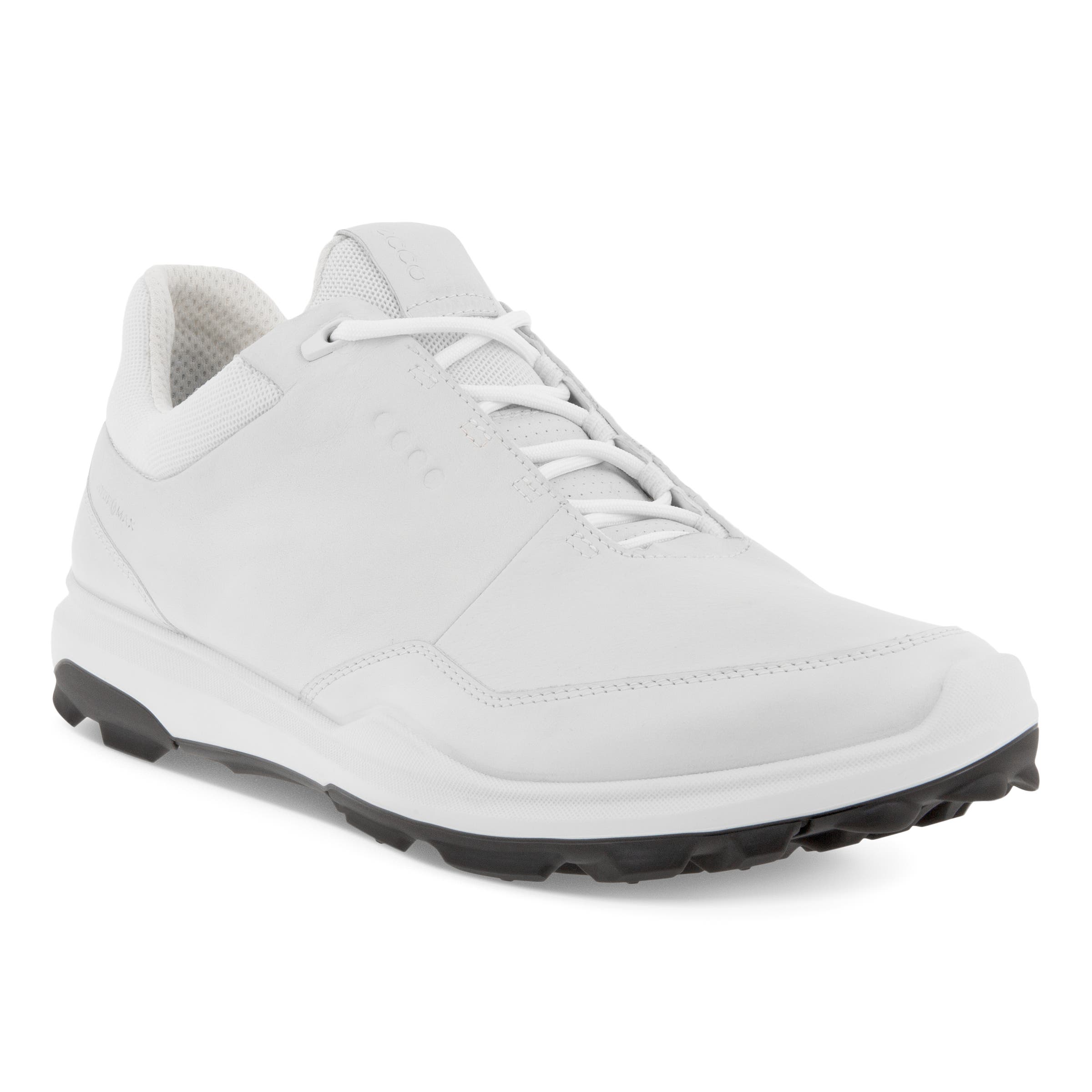 Men's ECCO® Golf BIOM Hybrid 3 Leather Shoe - White - Main