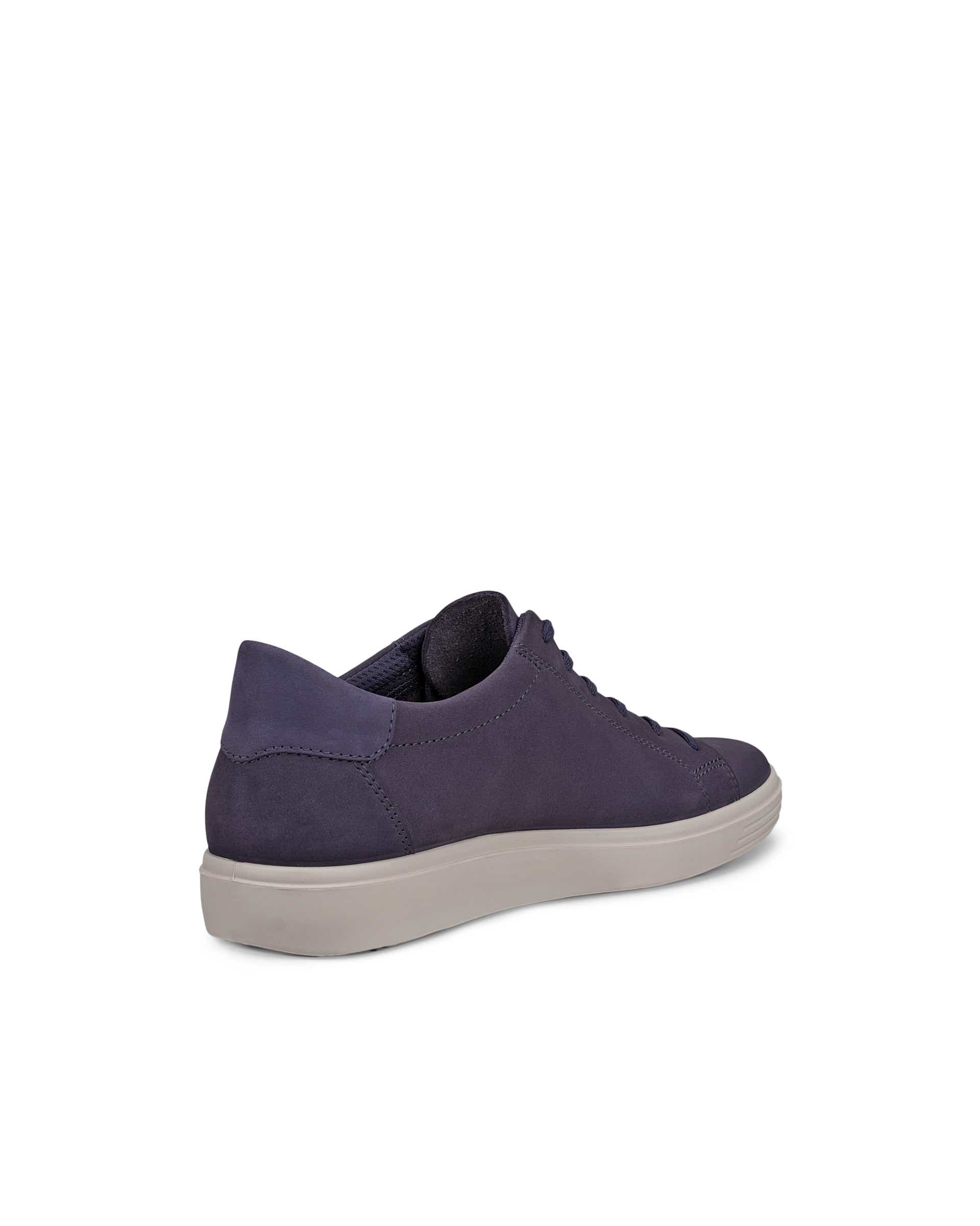 Zapatos de nobuk con cordones ECCO® CLASSIC SNEAKER para mujer - Morado - Back