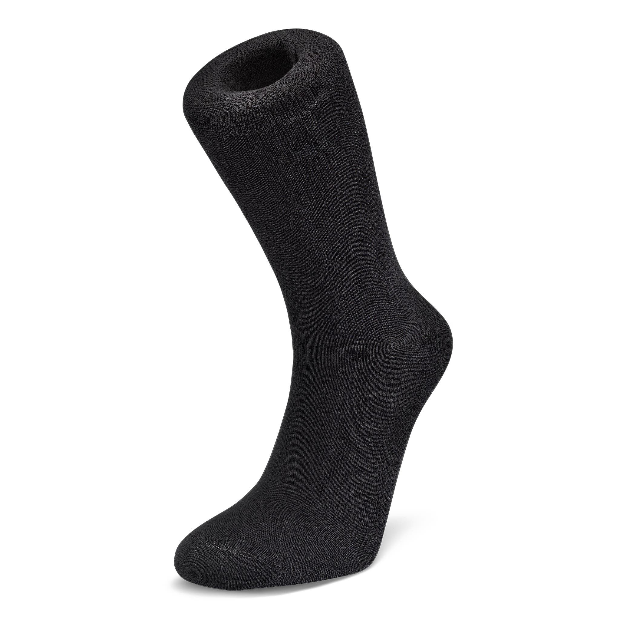 Unisex ECCO® Soft Touch Crew Socks - Black - Detail-2