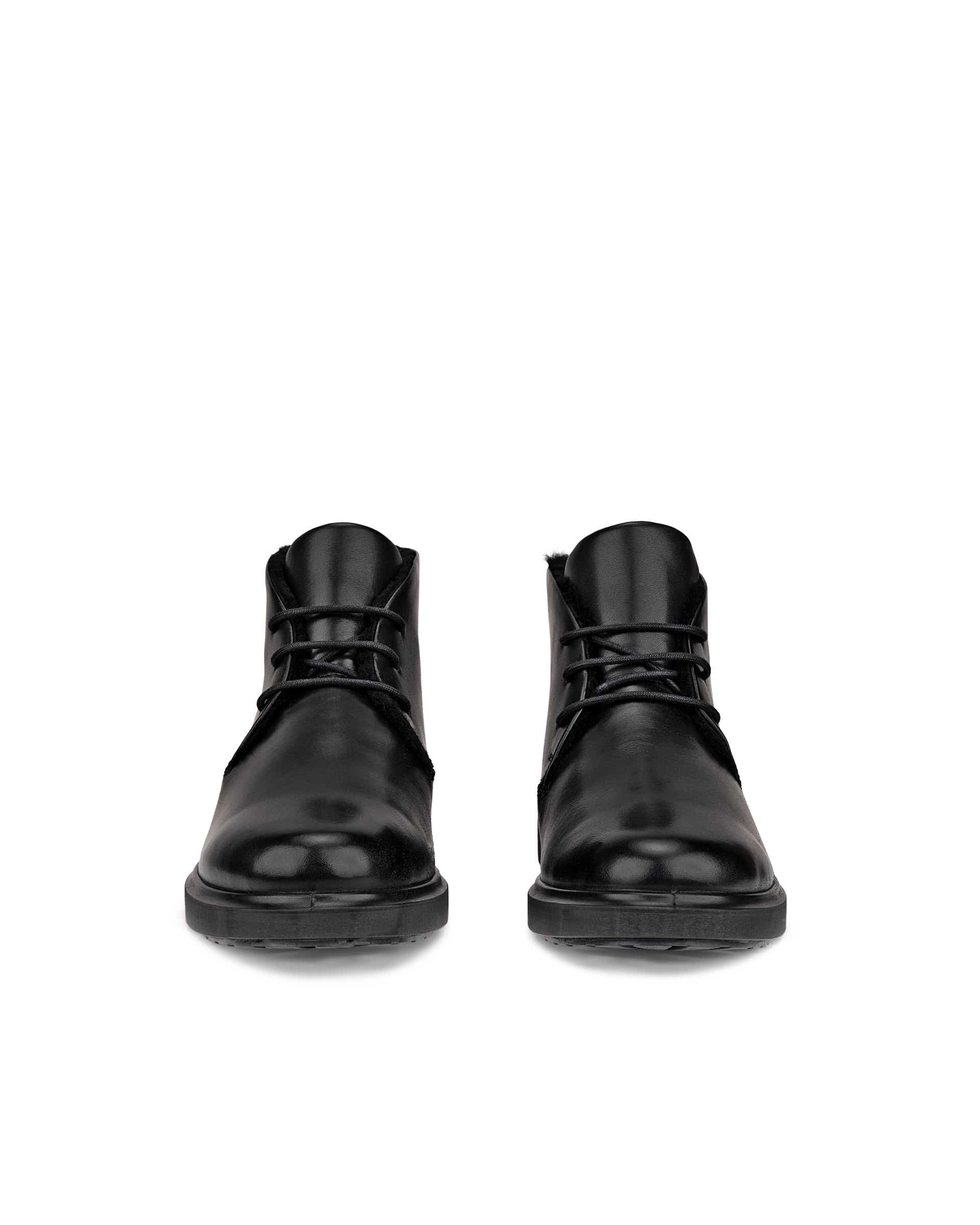 ECCO® METROPOLE AMSTERDAM Damen Chukka Boot aus Leder - Schwarz - Front pair
