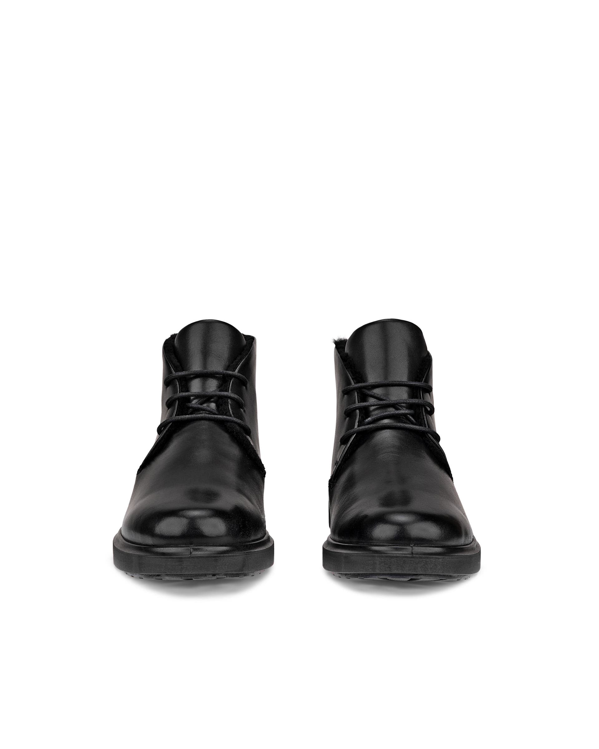 ECCO® METROPOLE AMSTERDAM Damen Chukka Boot aus Leder - Schwarz - Front pair