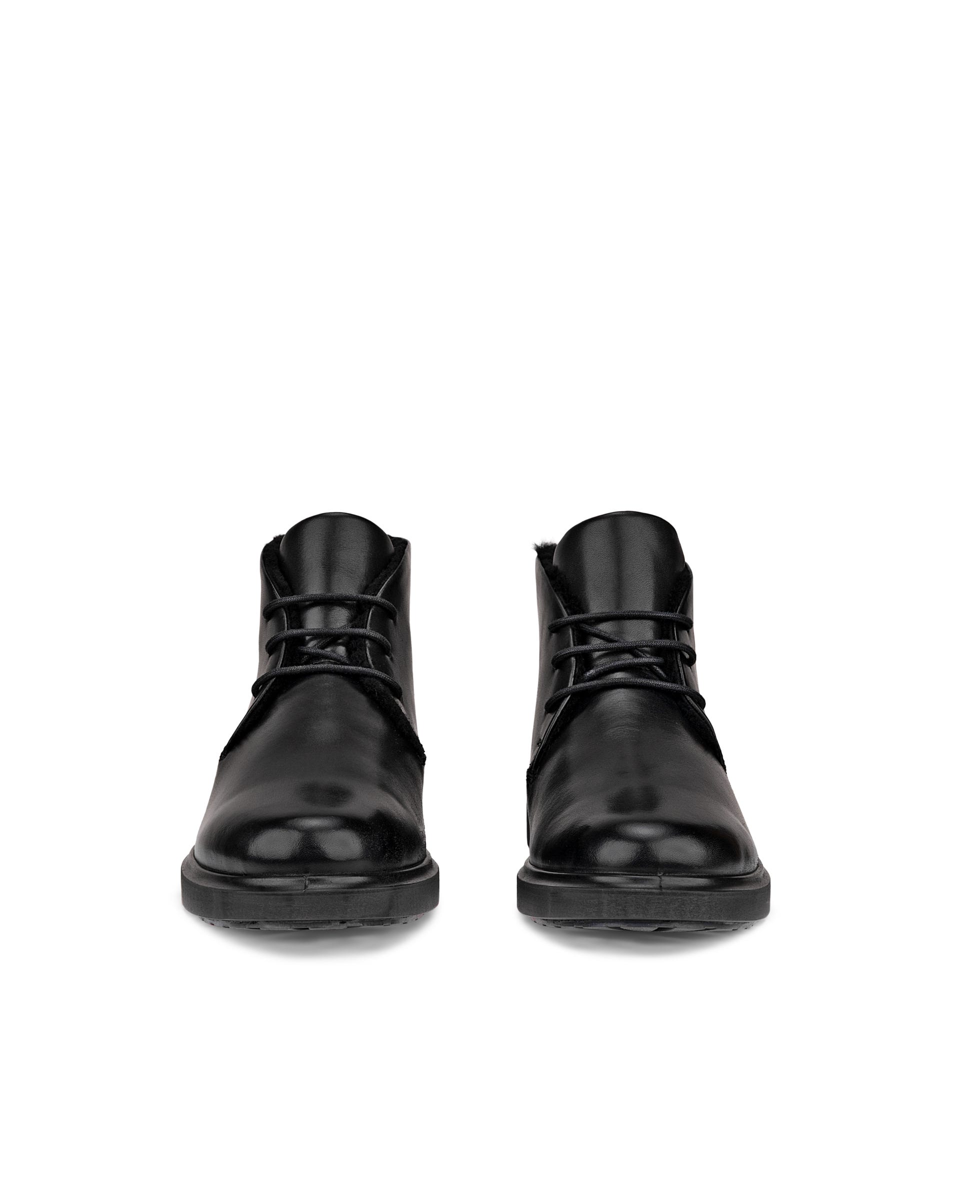 ECCO® METROPOLE AMSTERDAM Damen Chukka Boot aus Leder - Schwarz - Front pair