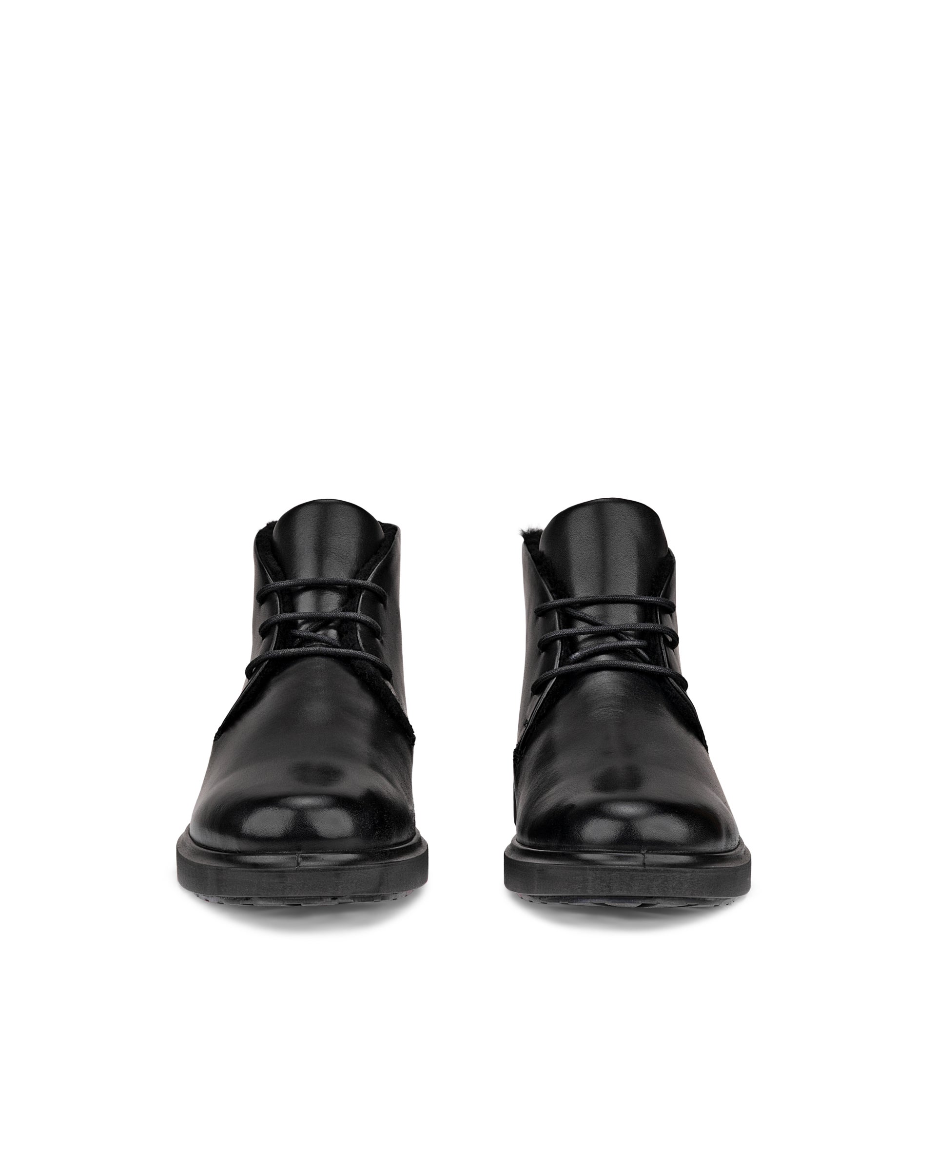 ECCO® METROPOLE AMSTERDAM bottines chukka en cuir pour femme - Noir - Front pair