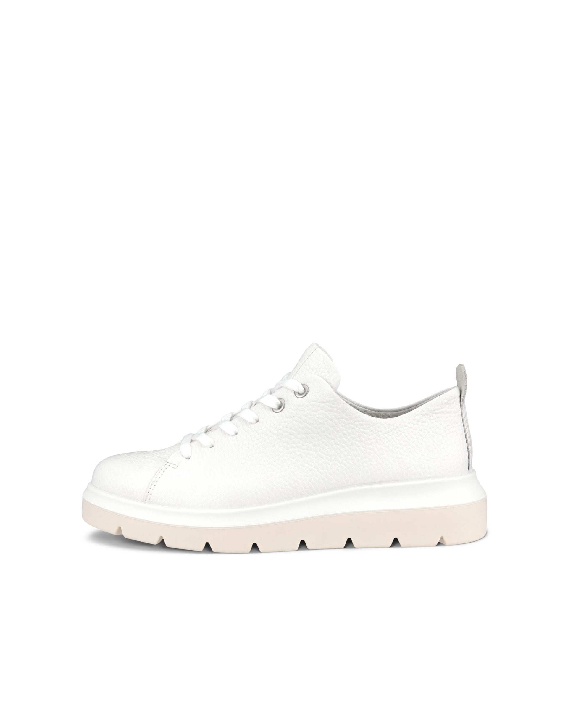 ECCO Nouvelle ウィメンズ レザーレースアップシューズ - ホワイト - Outside
