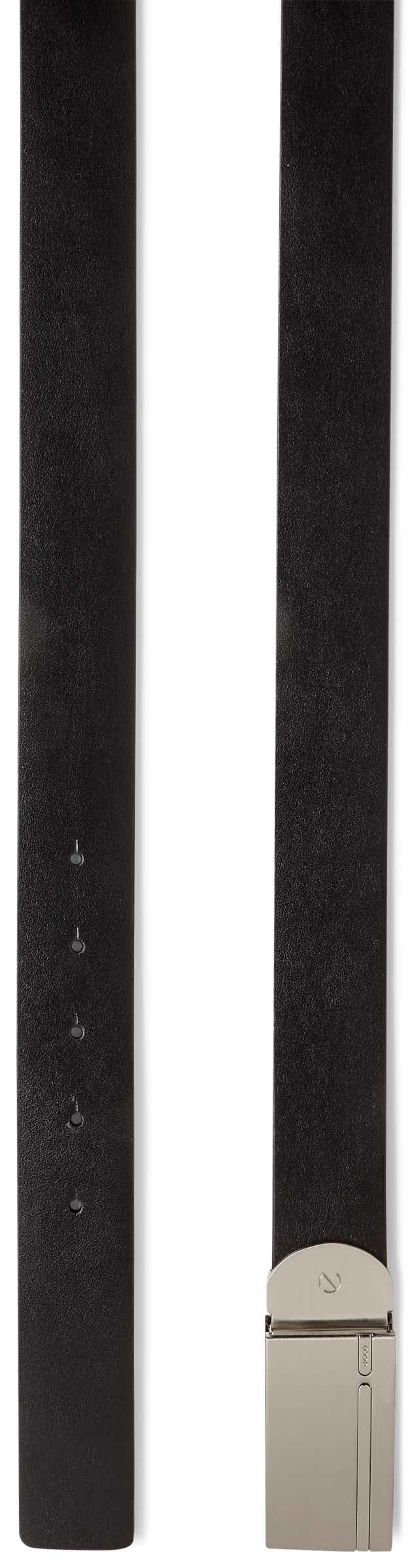 Men's ECCO® Henrik Formal Leather Belt - Black - Detail-1