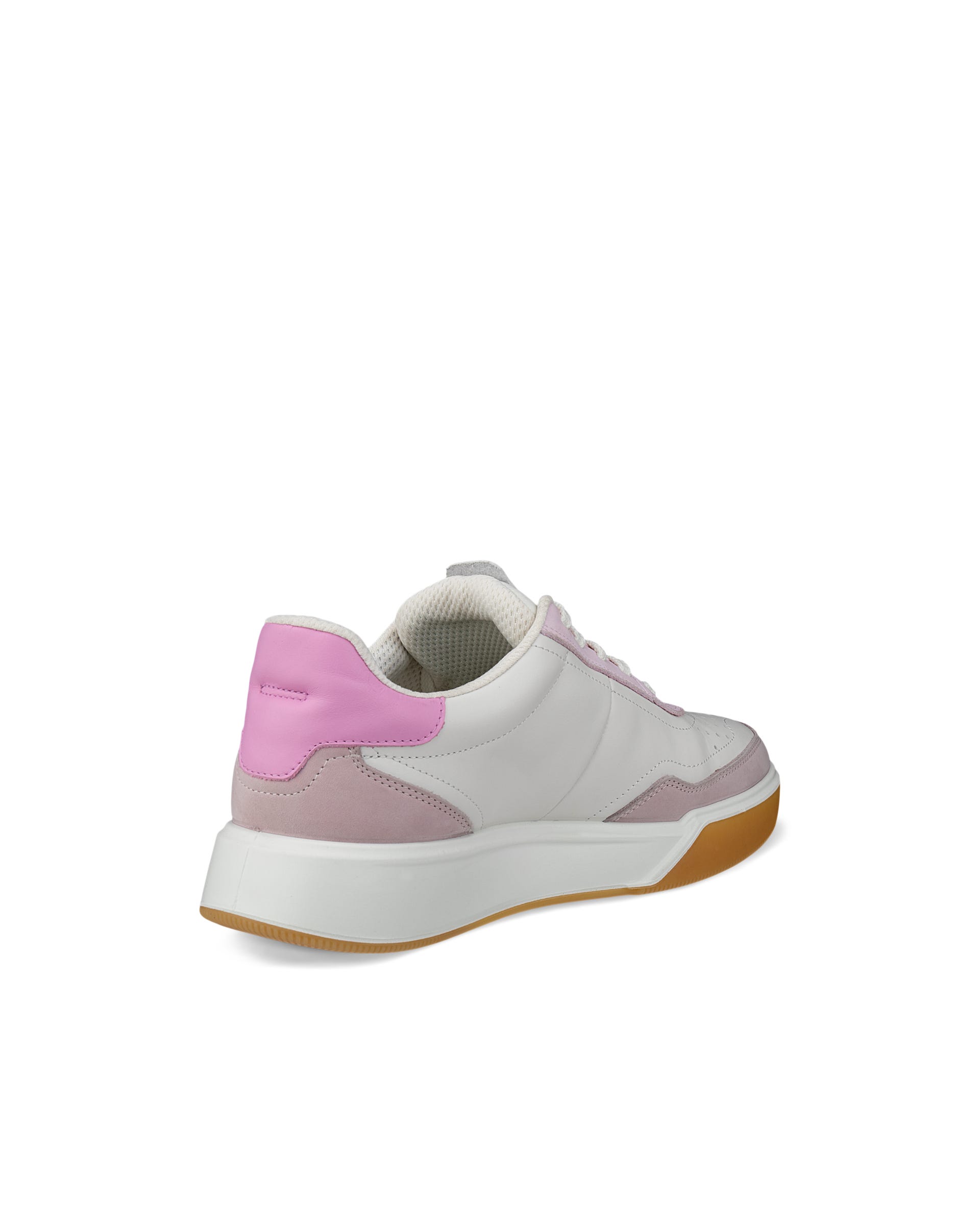 ECCO® STREET COURT baskets en cuir pour femme - Blanc - Back