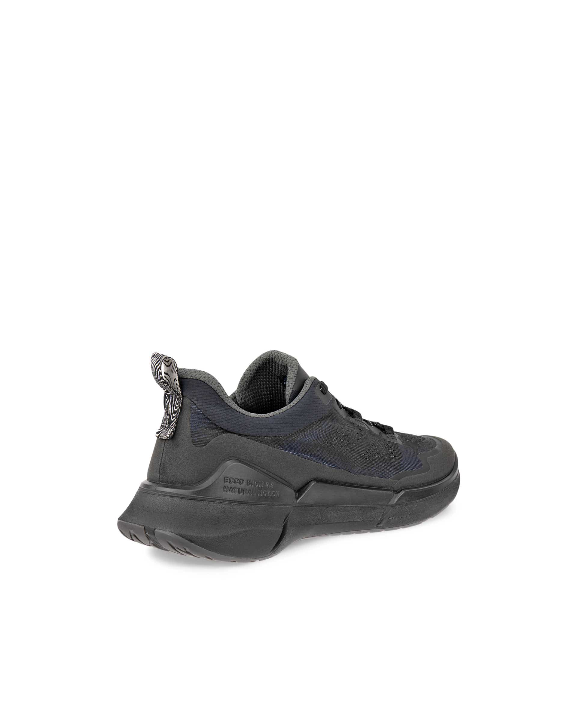ECCO® BIOM 2.2 muške platnene tenisice - Crna - Back