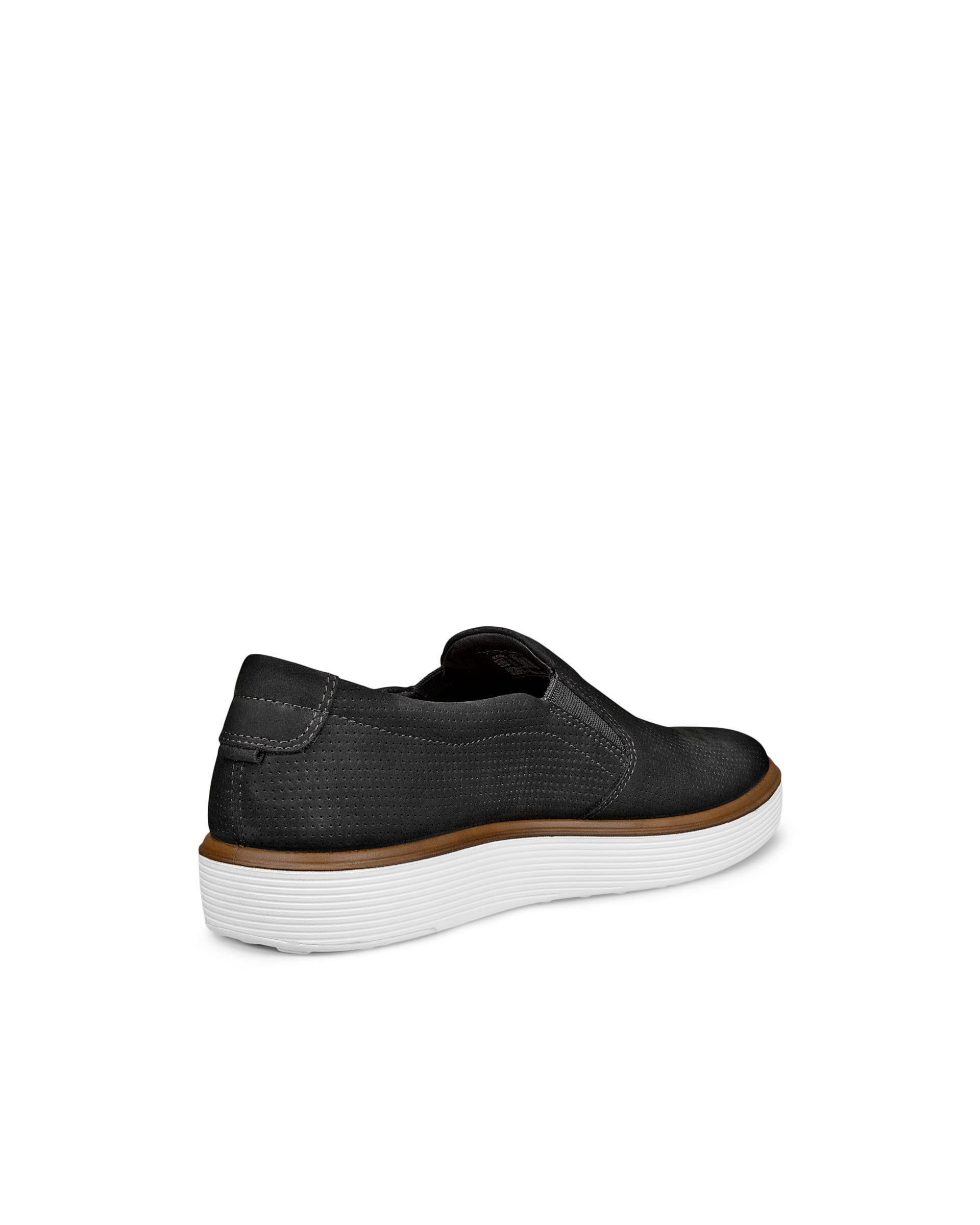 ECCO SOFT 60 MEN'S SLIP-ON - Black - Back