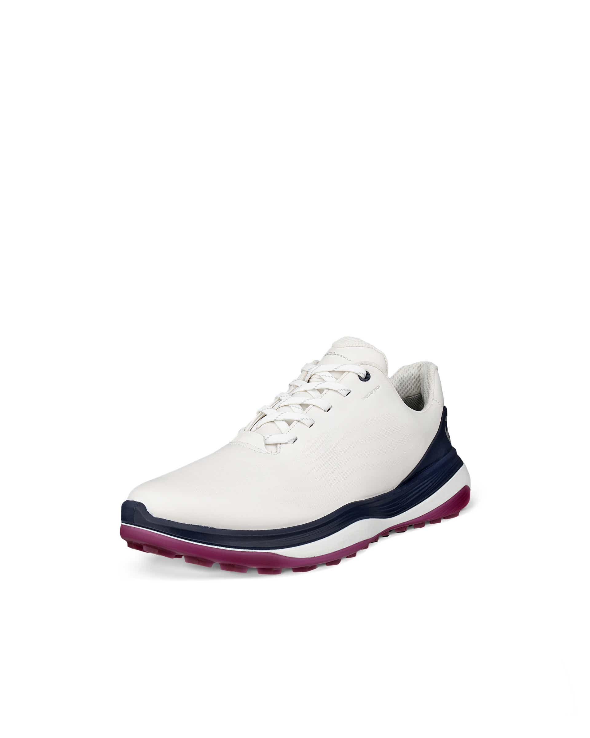 ECCO Golf LT1 メンズ レザーウォータープルーフゴルフシューズ - ホワイト - Main