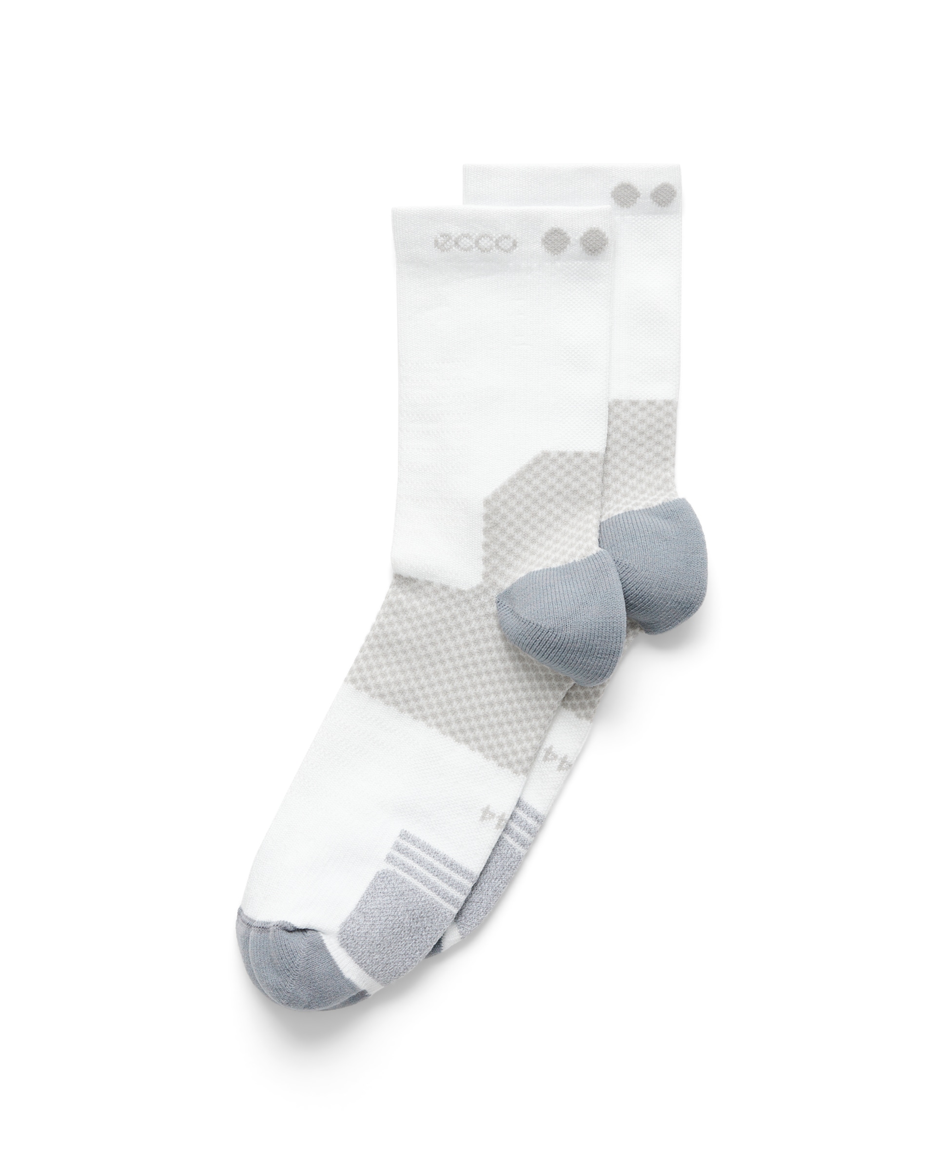 ECCO Tour Lite crew sock - White