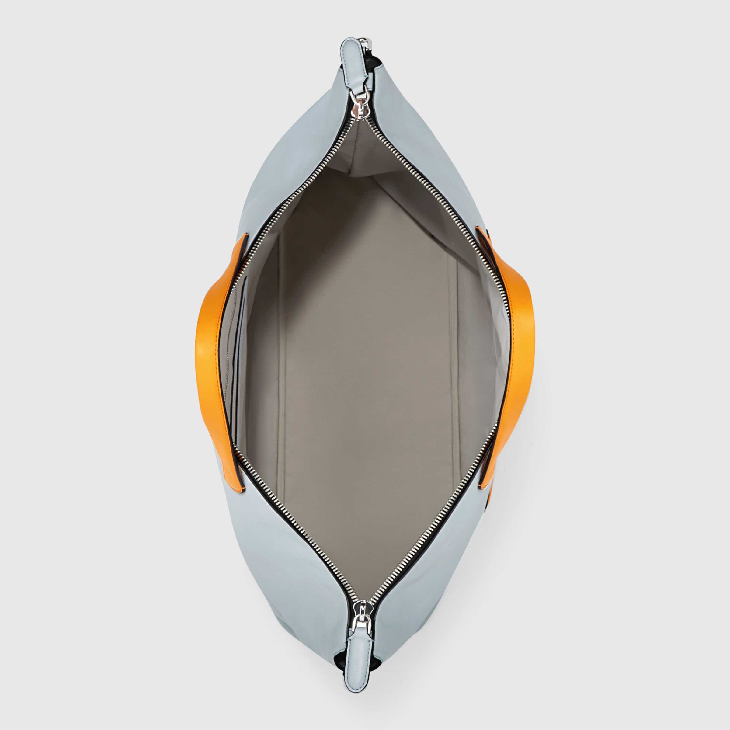 ECCO® E Weekender Leather Tote Bag - Blue - Birdeye