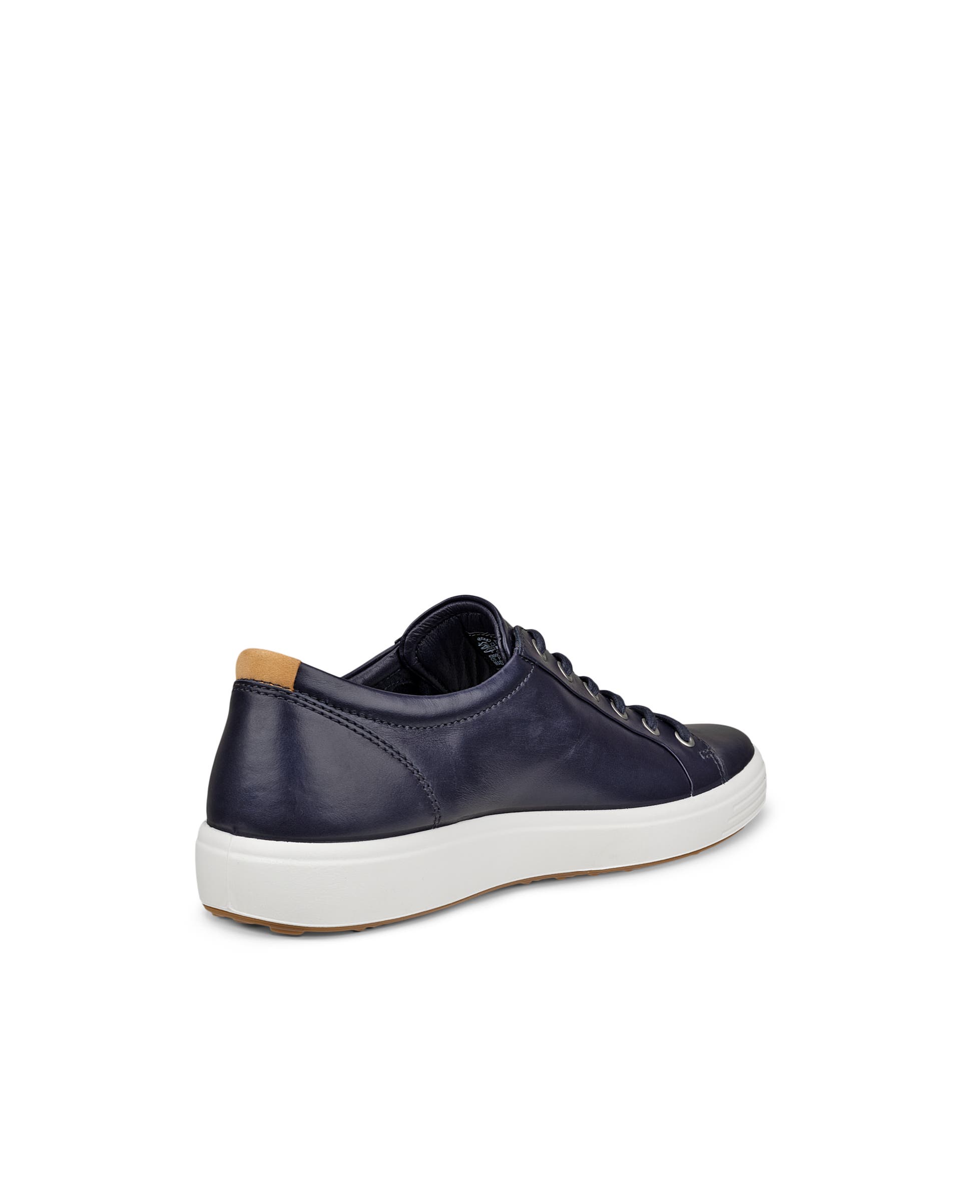 Pánské kožené tenisky ECCO® Soft 7 - Modrá - Back