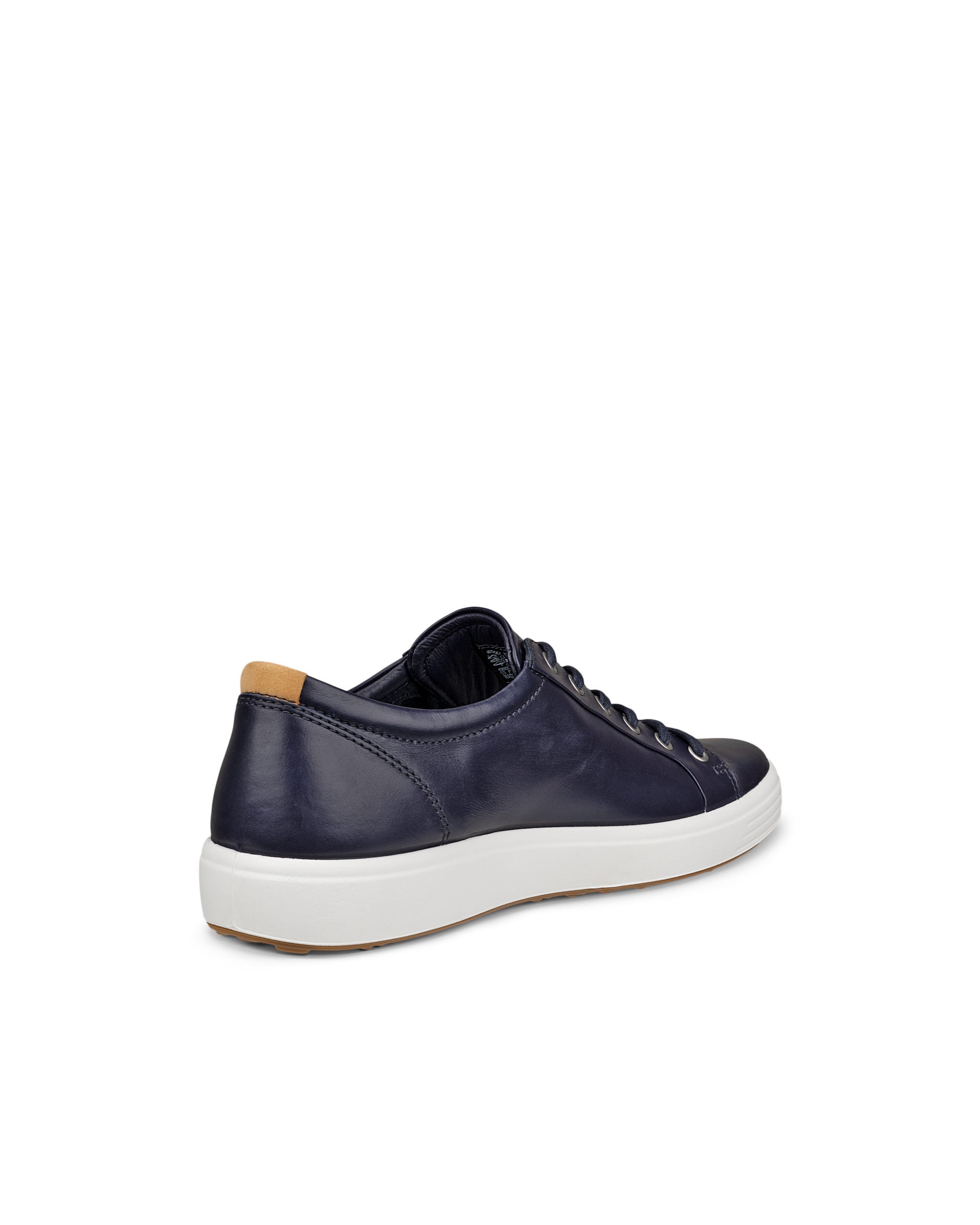 Pánské kožené tenisky ECCO® Soft 7 - Modrá - Back