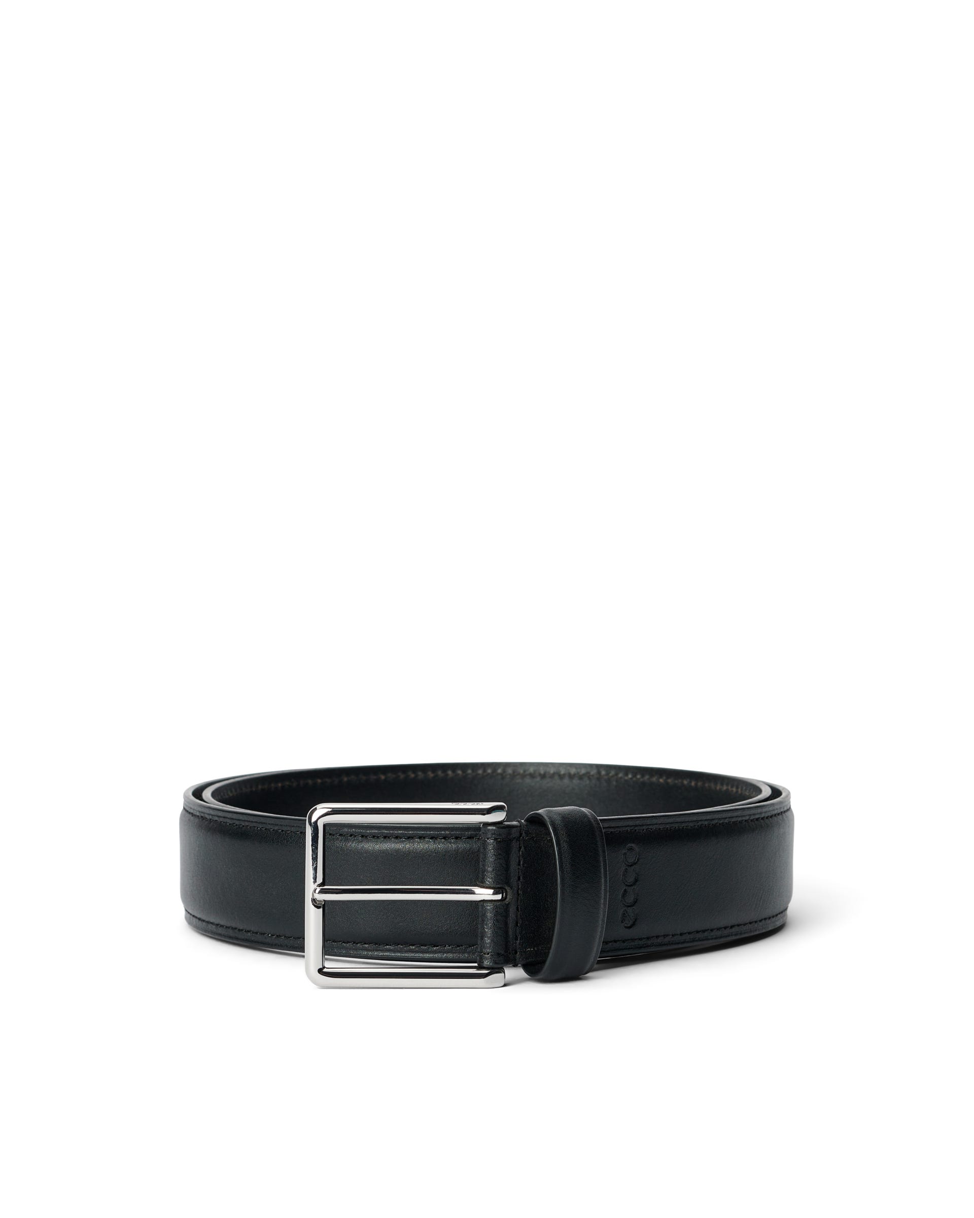ECCO® ESSENTIAL heren leren riem - Zwart - Main