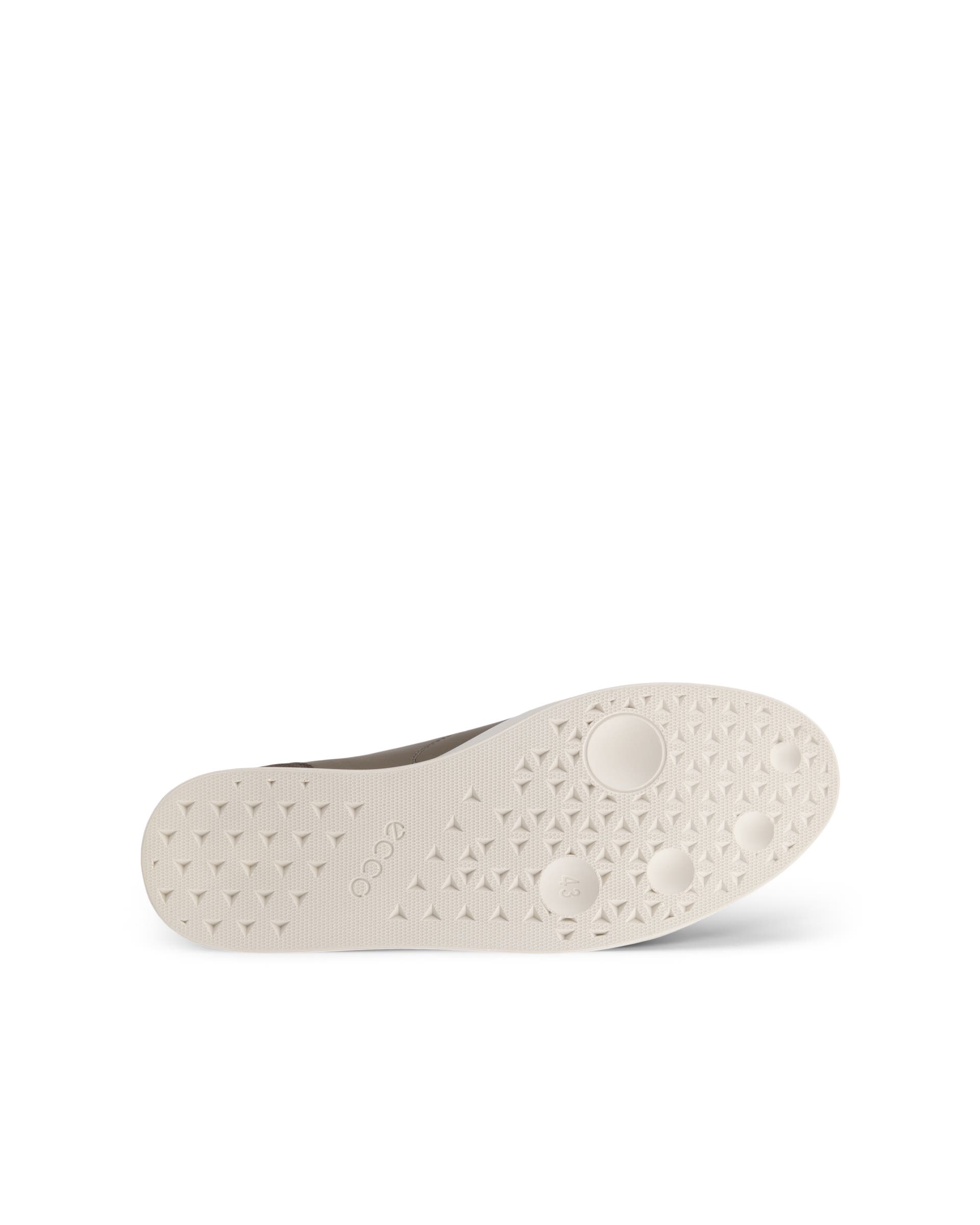 ECCO Street Lite メンズ レザースニーカー - グレー - Sole