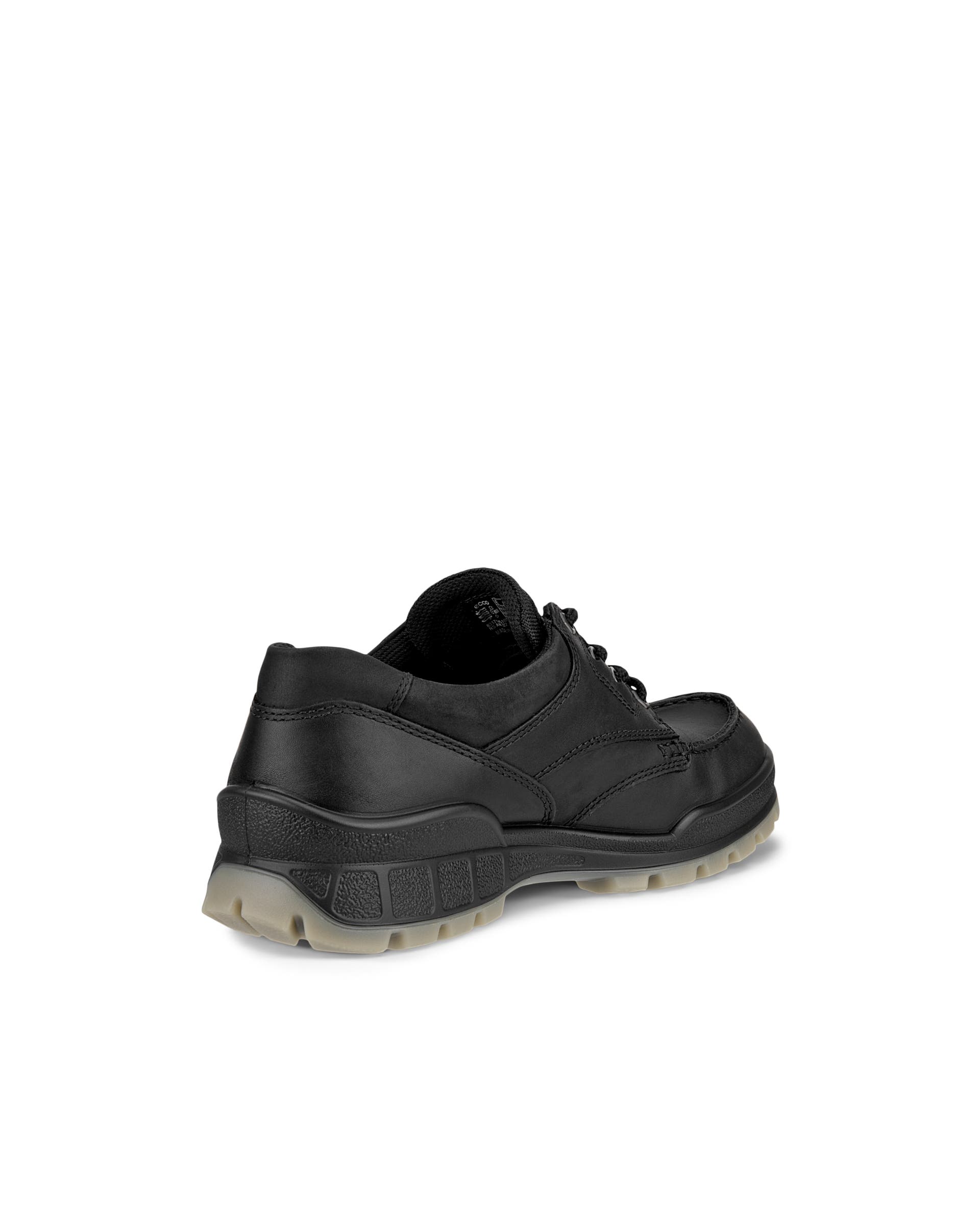 Men's ECCO® Track 25 Leather Gore-Tex Moc-Toe Shoe - Black - Back