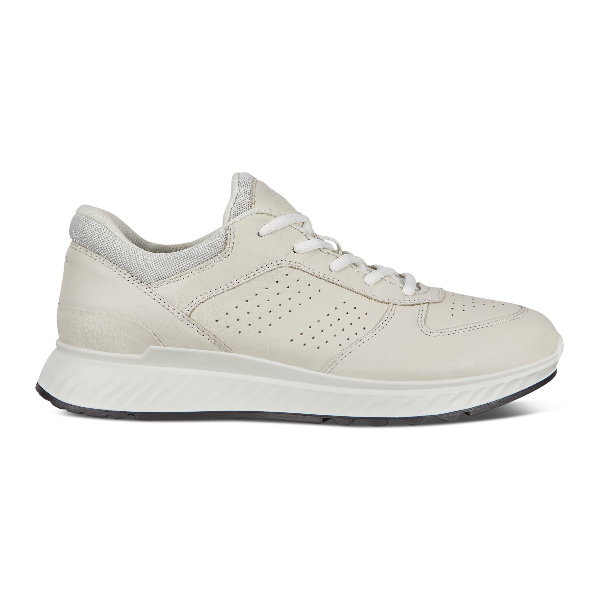 Men's ECCO® Exostride Leather Outdoor Sneaker - White - Outside