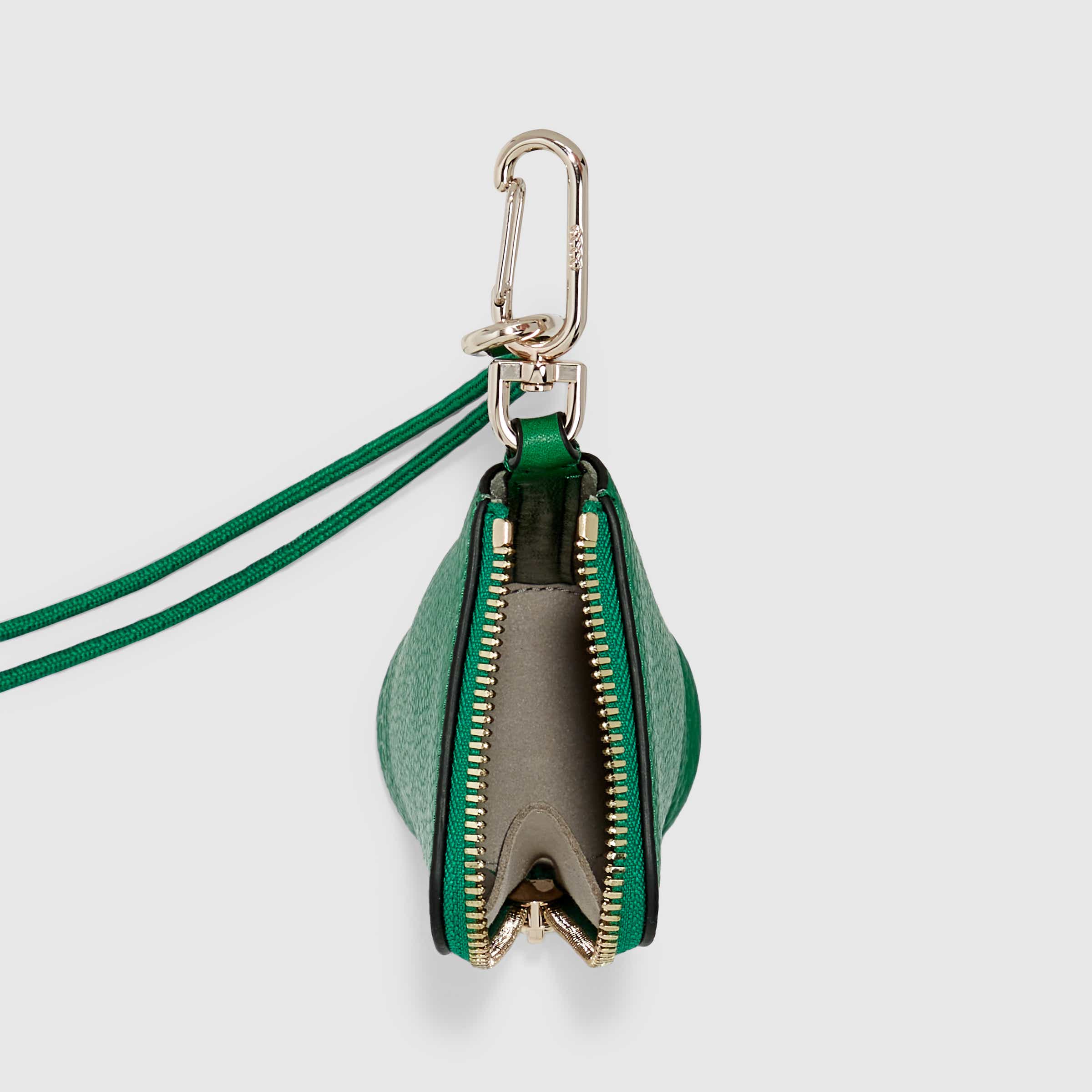 ECCO® Textureblock Leather Pouch Bag - Green - Birdeye