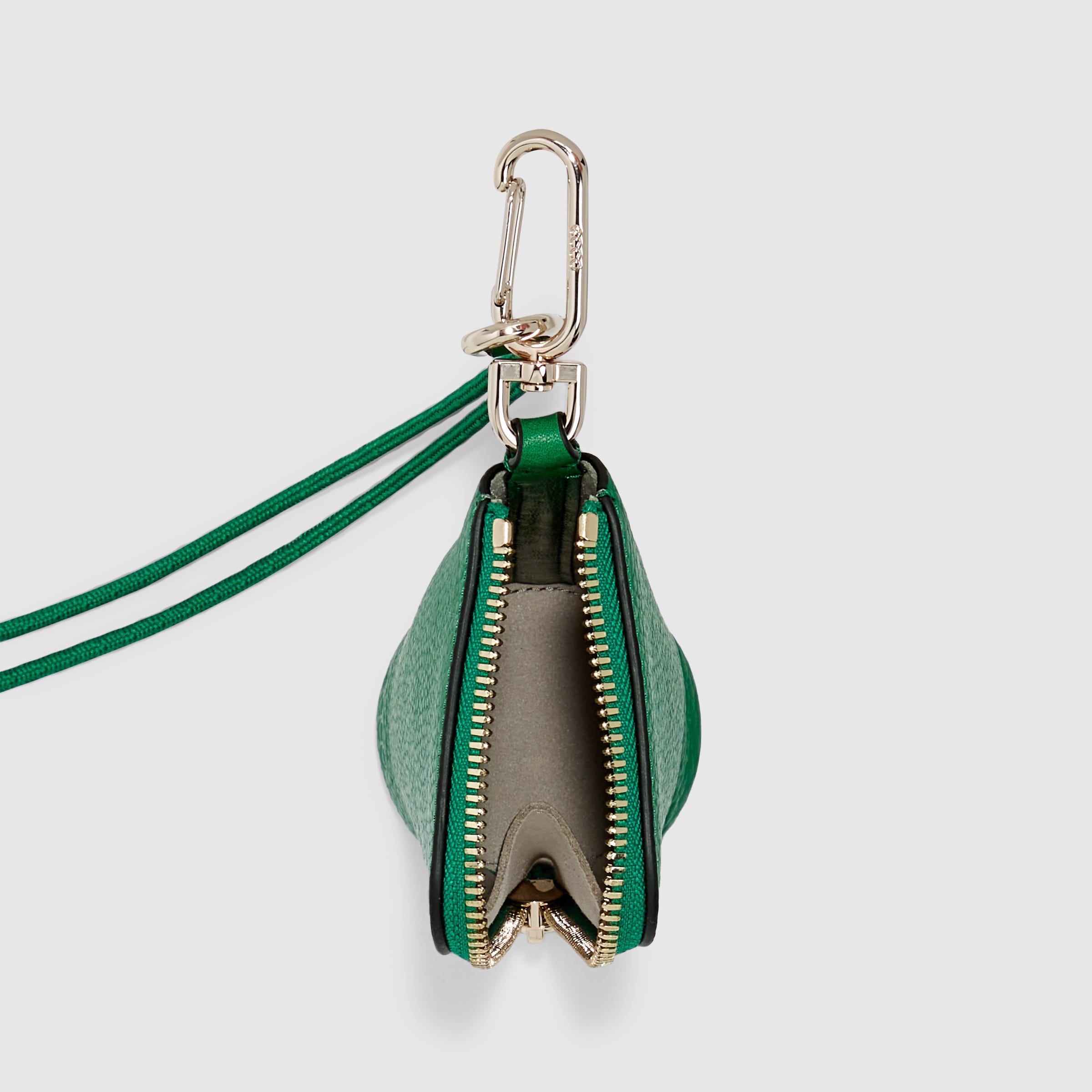 ECCO® Textureblock Leather Pouch Bag - Green - Birdeye