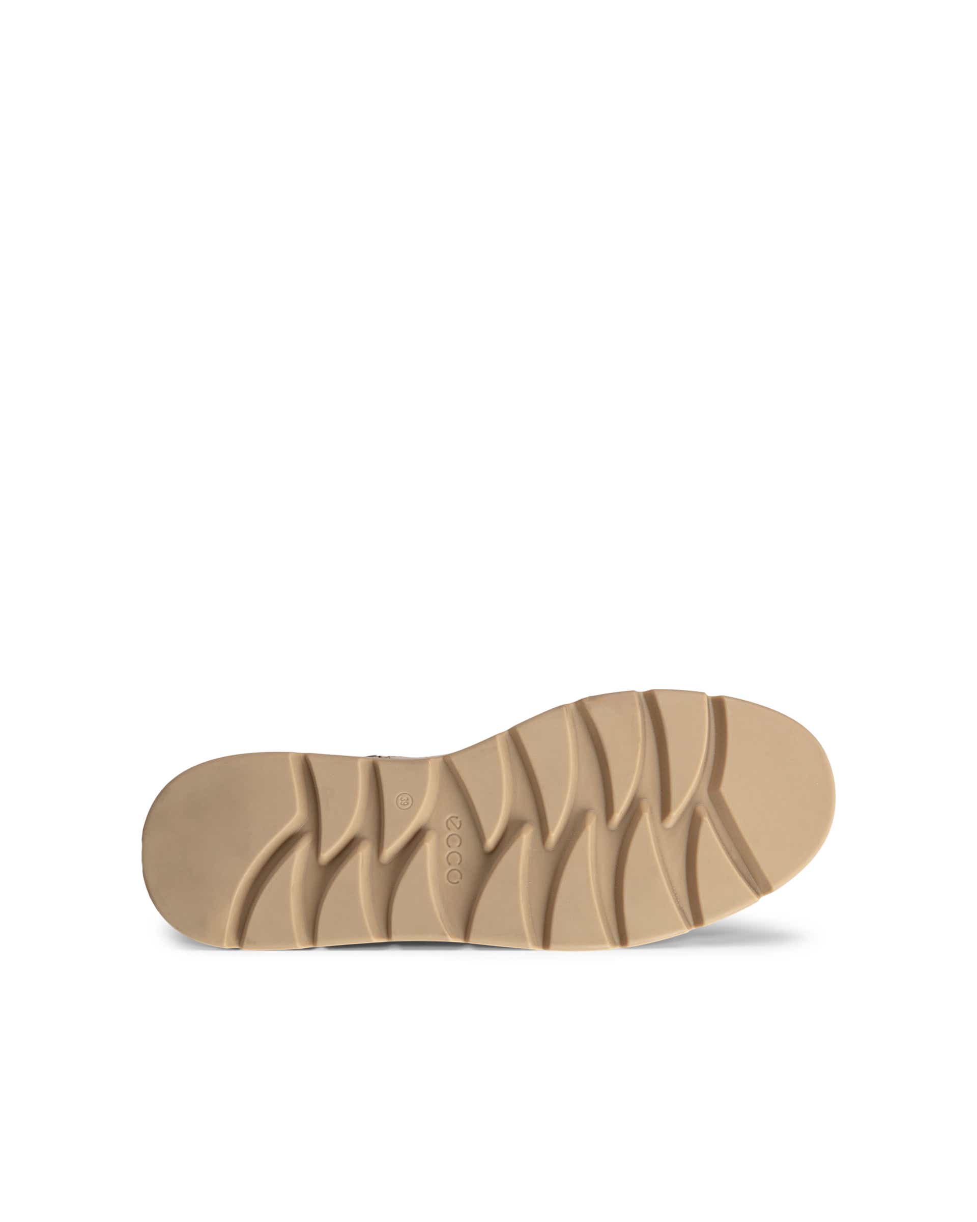 ECCO® Nouvelle Dames leren veterlaars - Beige - Sole