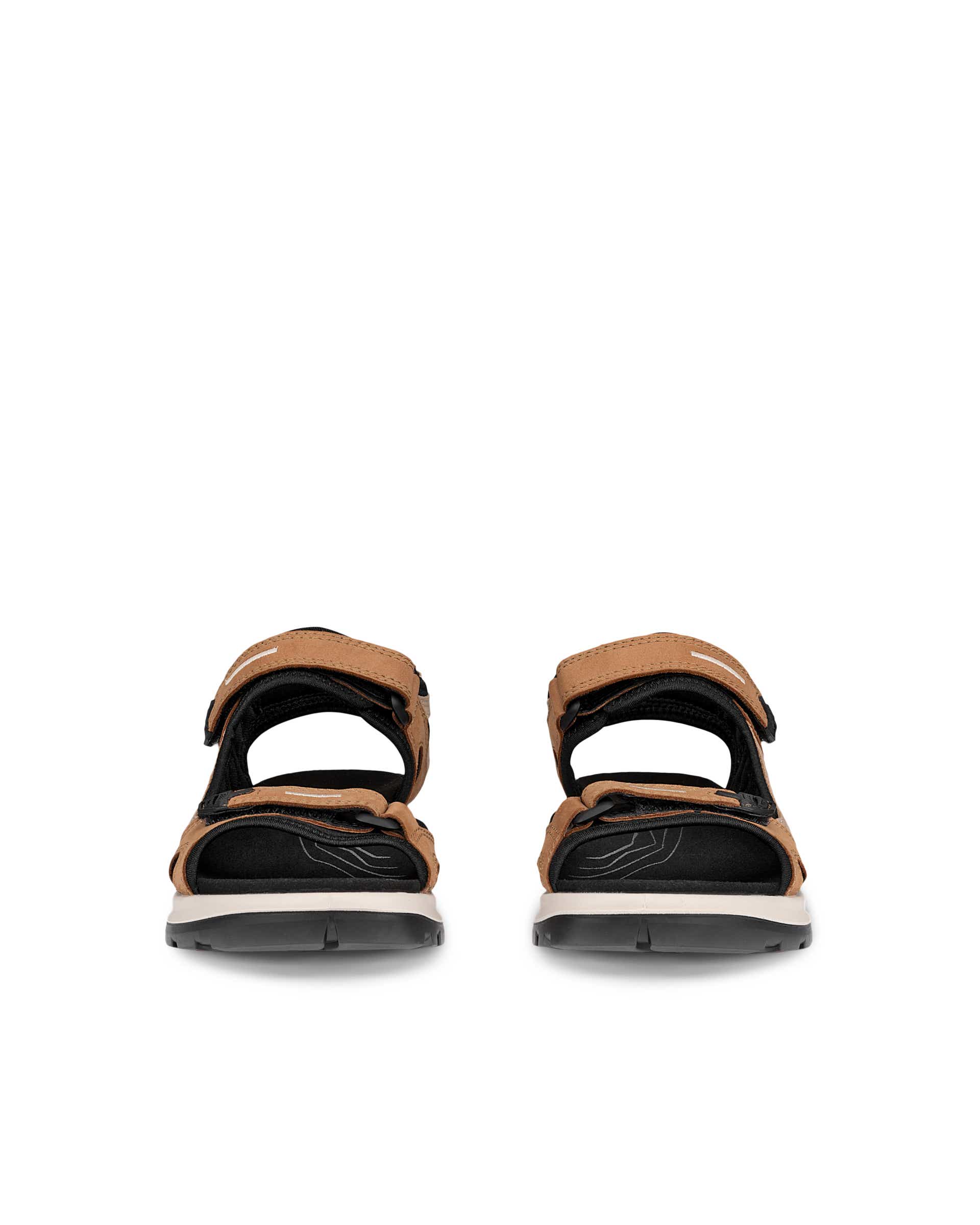 ECCO® Offroad Damen Trekkingsandale aus Nubukleder - Braun - Front pair