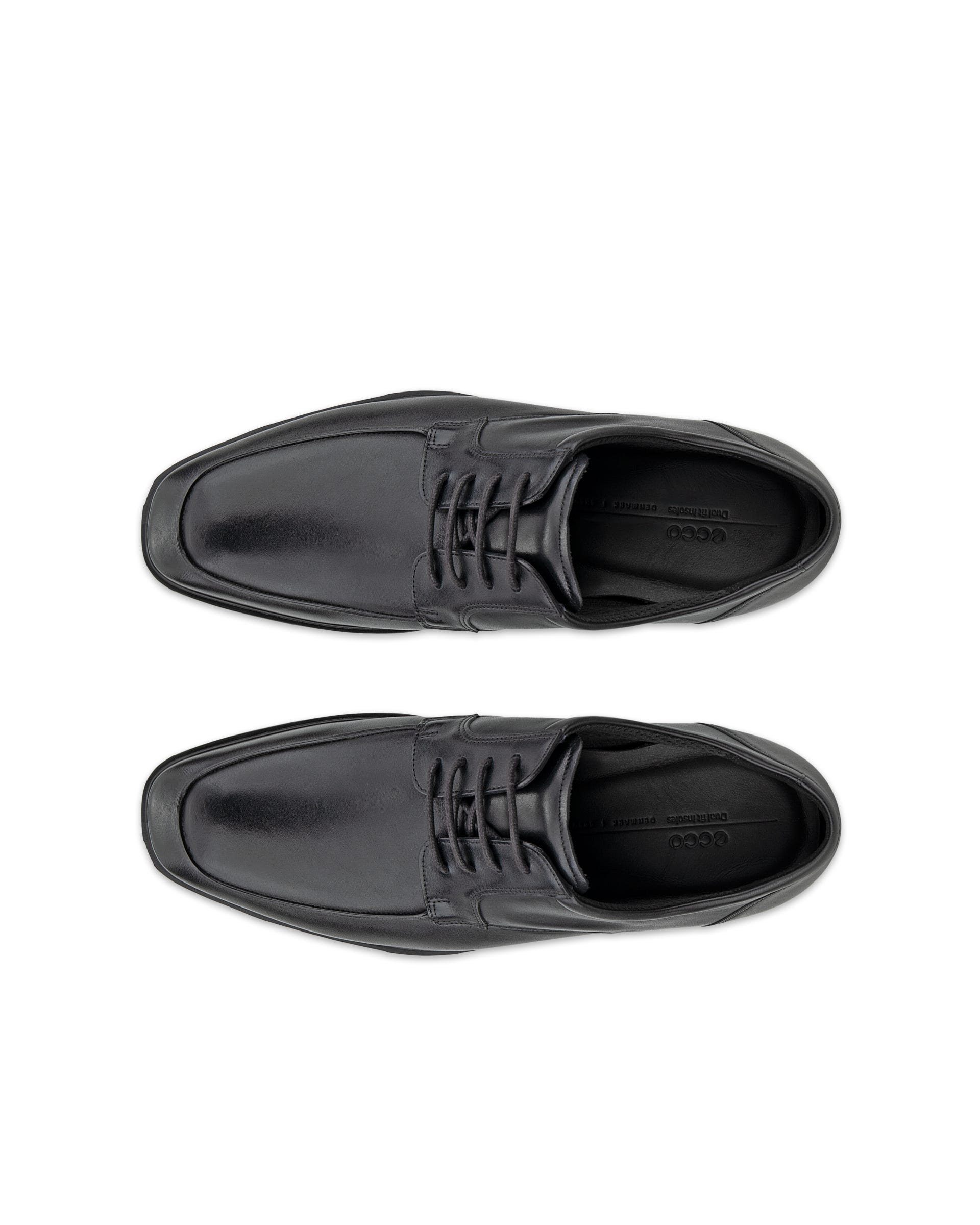 Men's ECCO® METROPOLE MILAN Leather Apron Derby Shoe - Black - Outside