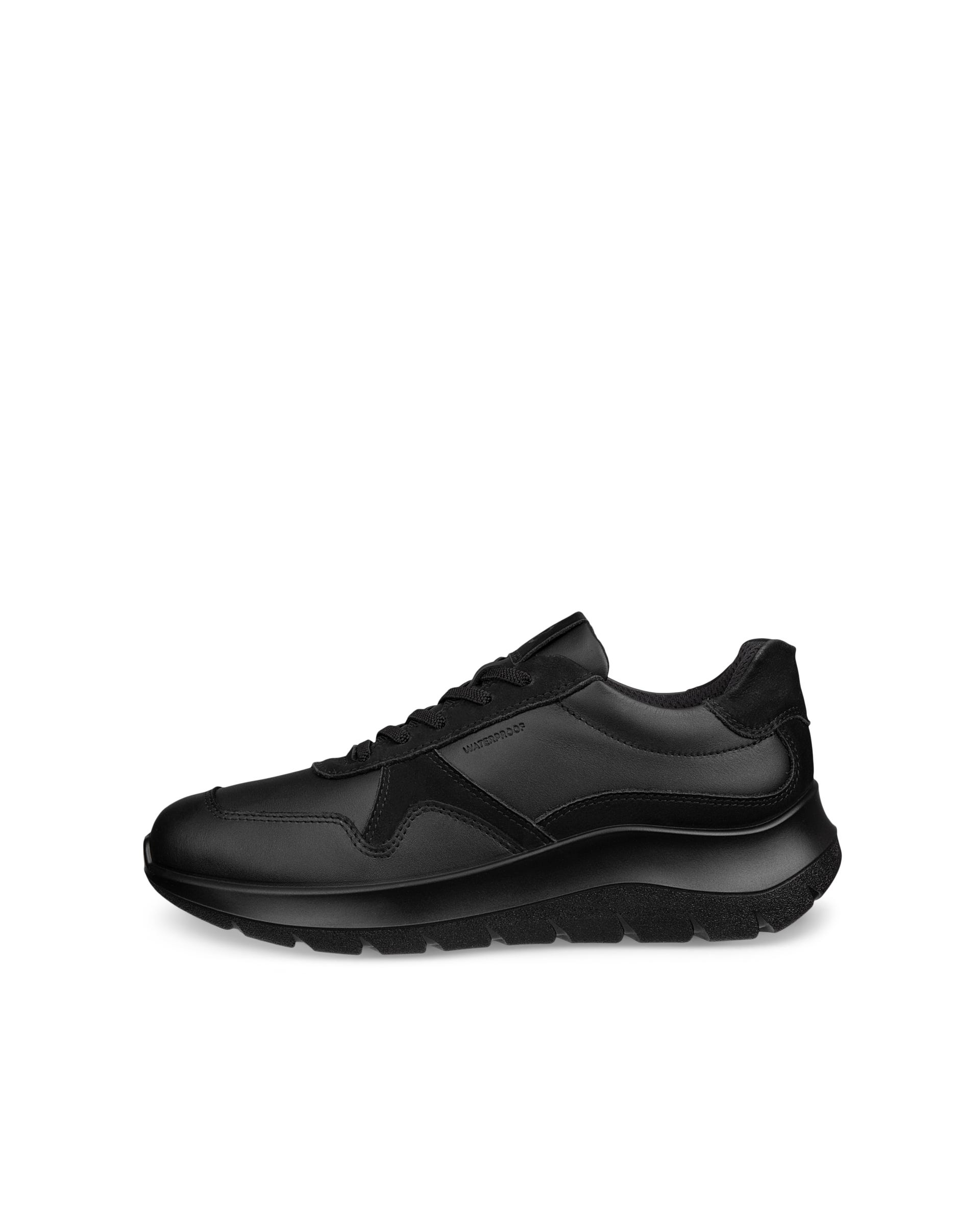 ECCO® VALERIE sneakers i læder til damer - Sort - Outside