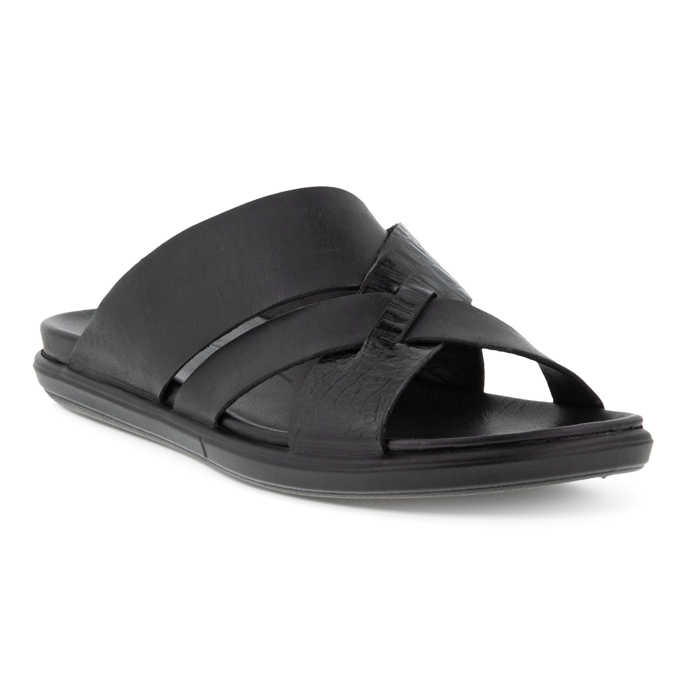 ECCO Simpil Sandal Slide Ladies' Summer Sandals - Black - Main