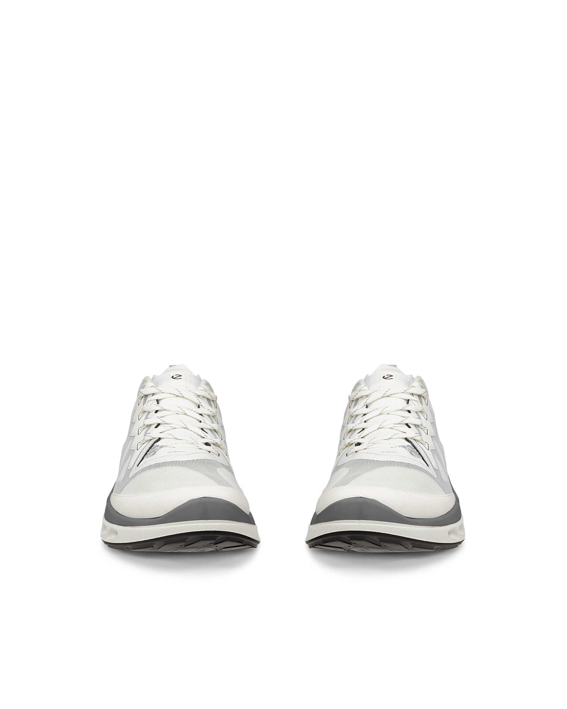Men's ECCO® Biom 720 Leather Sneaker - White - Front pair