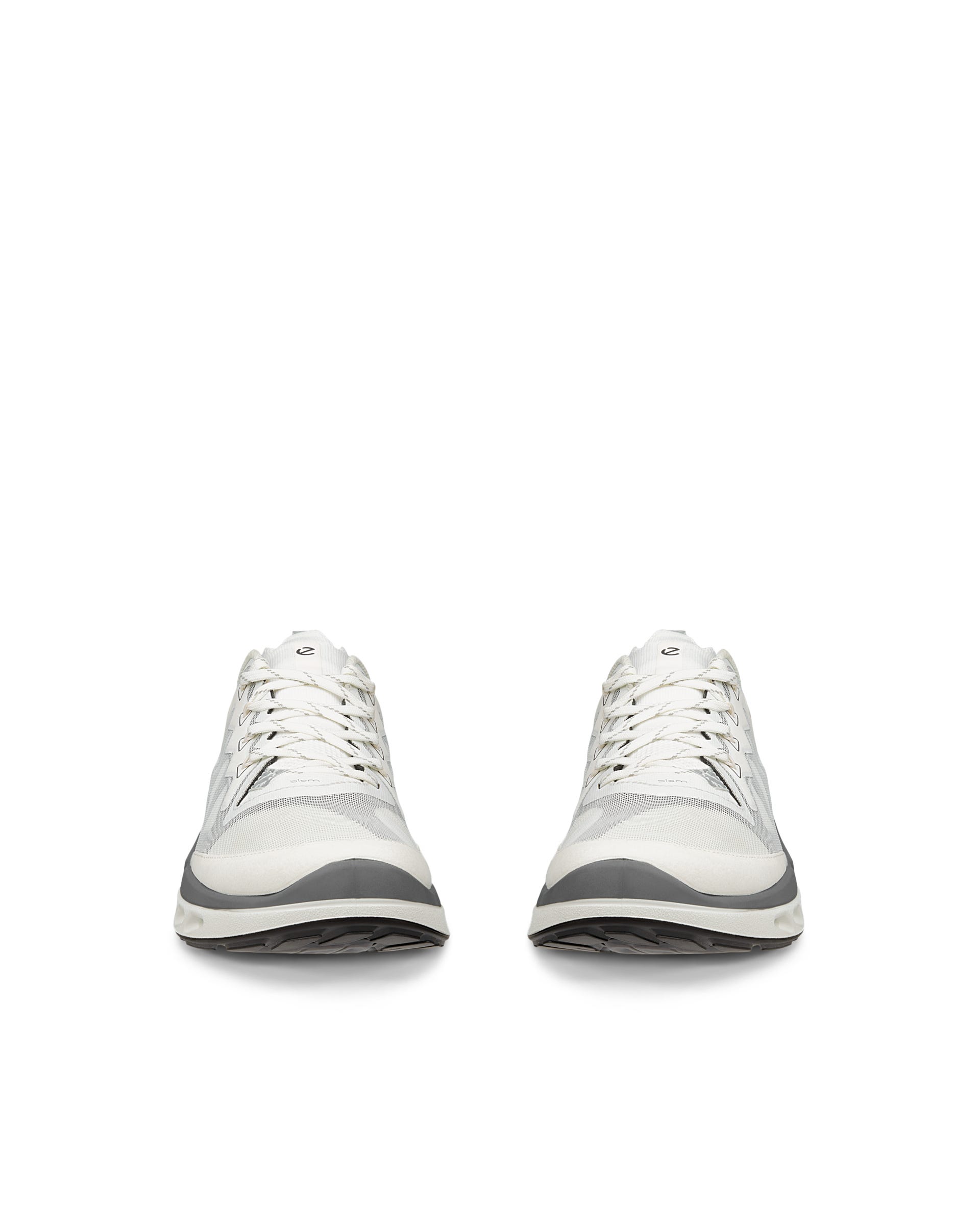 Men's ECCO® Biom 720 Leather Sneaker - White - Front pair