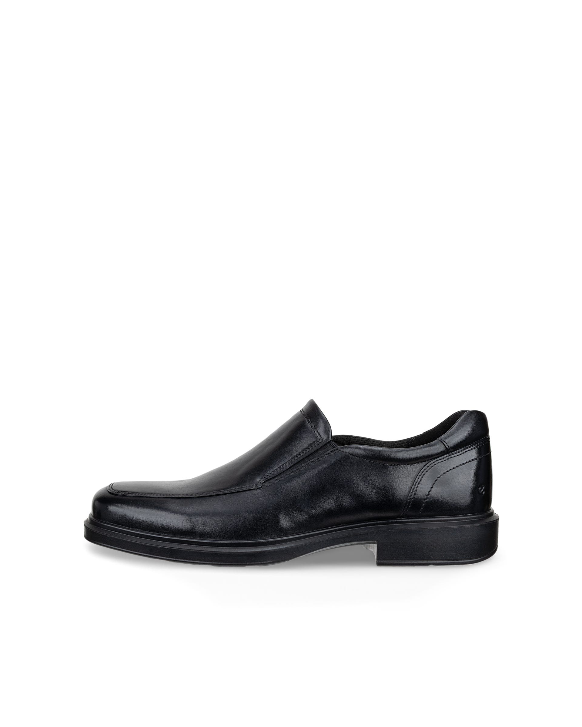 Men's ECCO® Helsinki 2 Leather Slip-On Dress Shoe - Black - Outside
