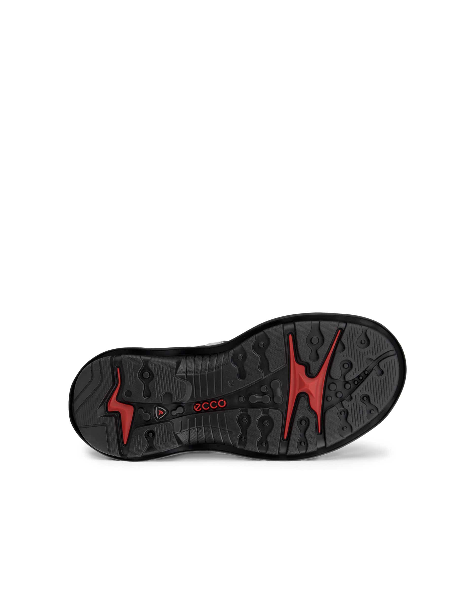 Women's ECCO® Offroad Leather Outdoor Ankle Boot - Yellow - Sole