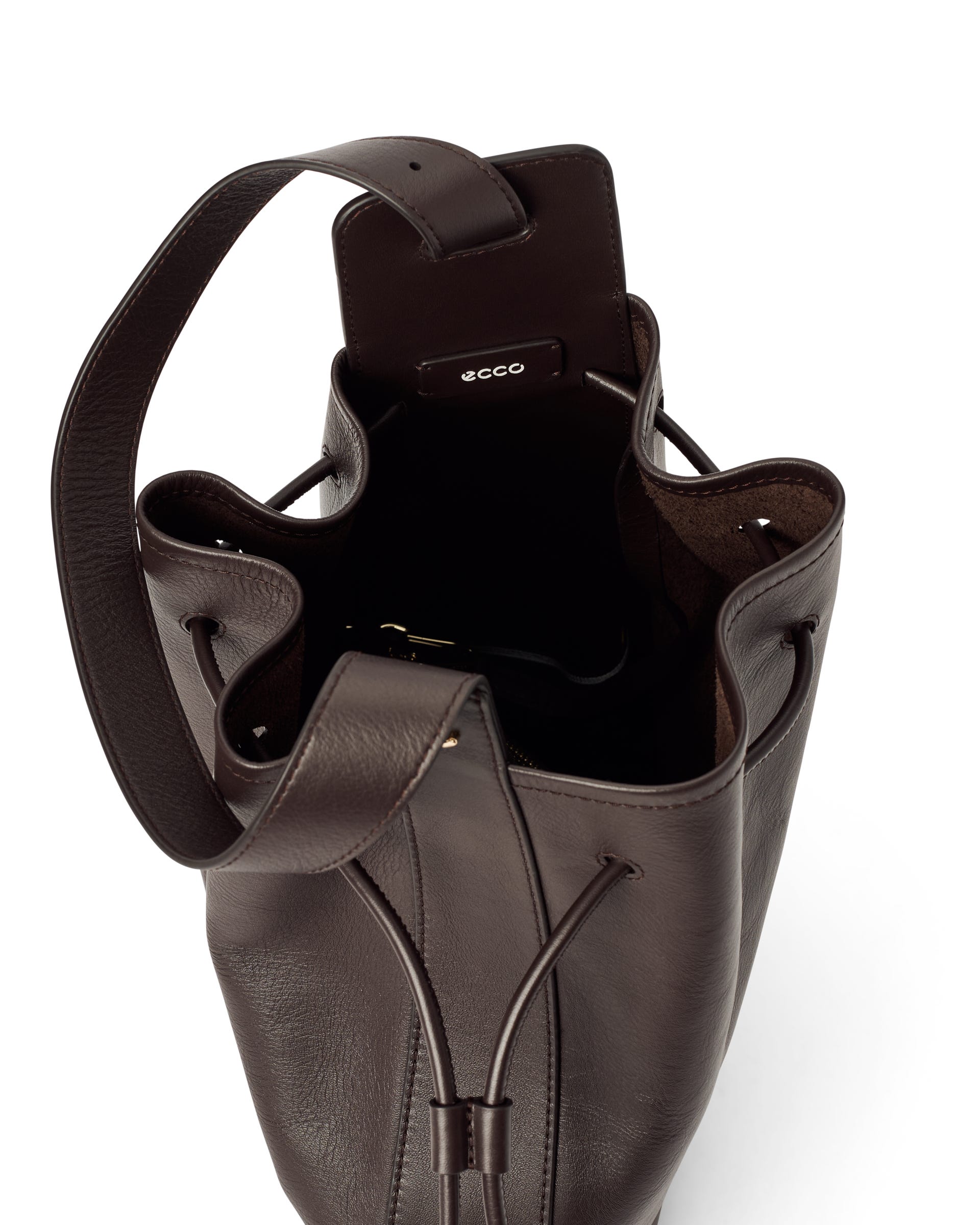ECCO® SAIL BAG dame skulderveske tekstil - Brun - Inside