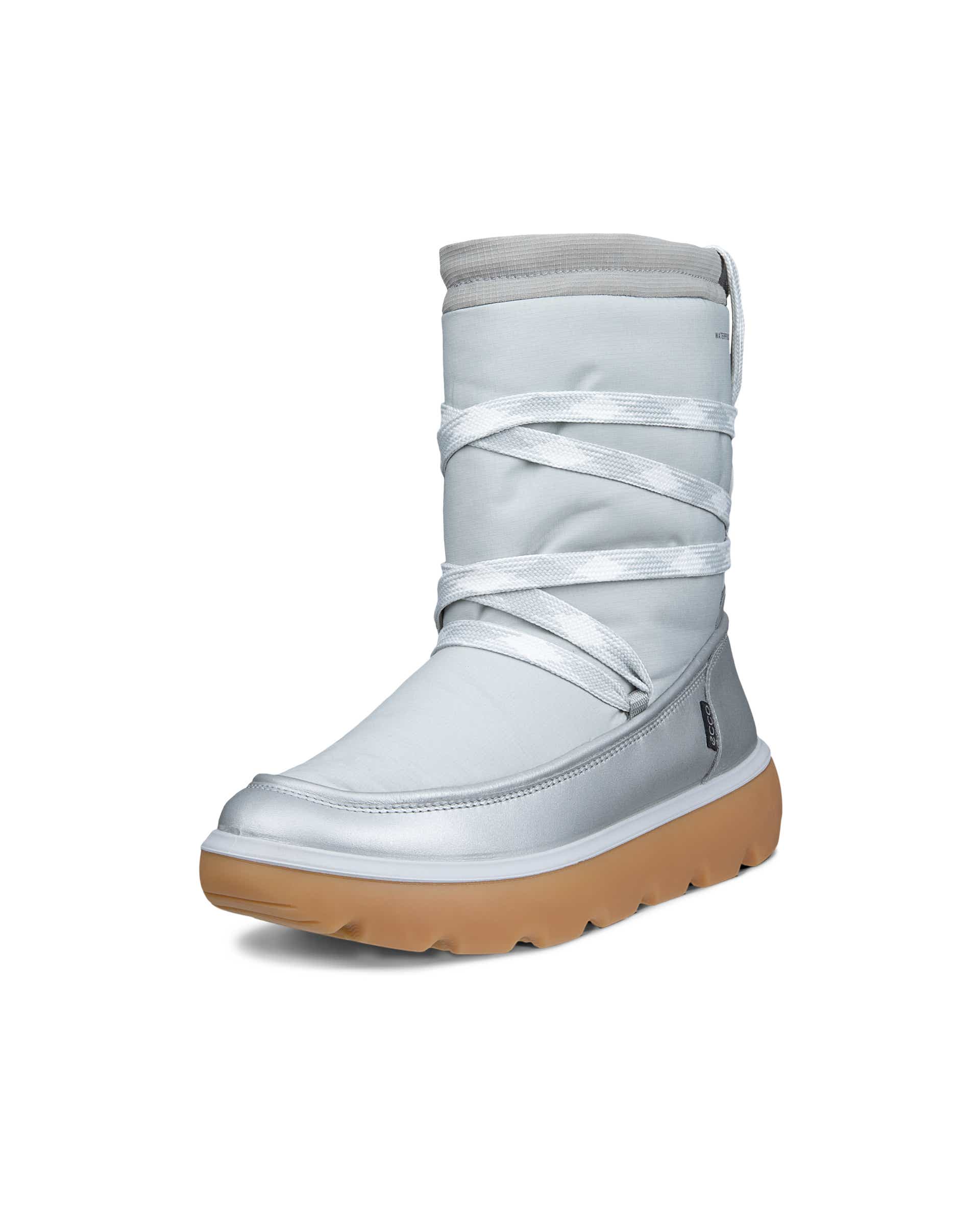 Women's ECCO® GLACIA Textile Gore-Tex Winter Boot - Gray - Main