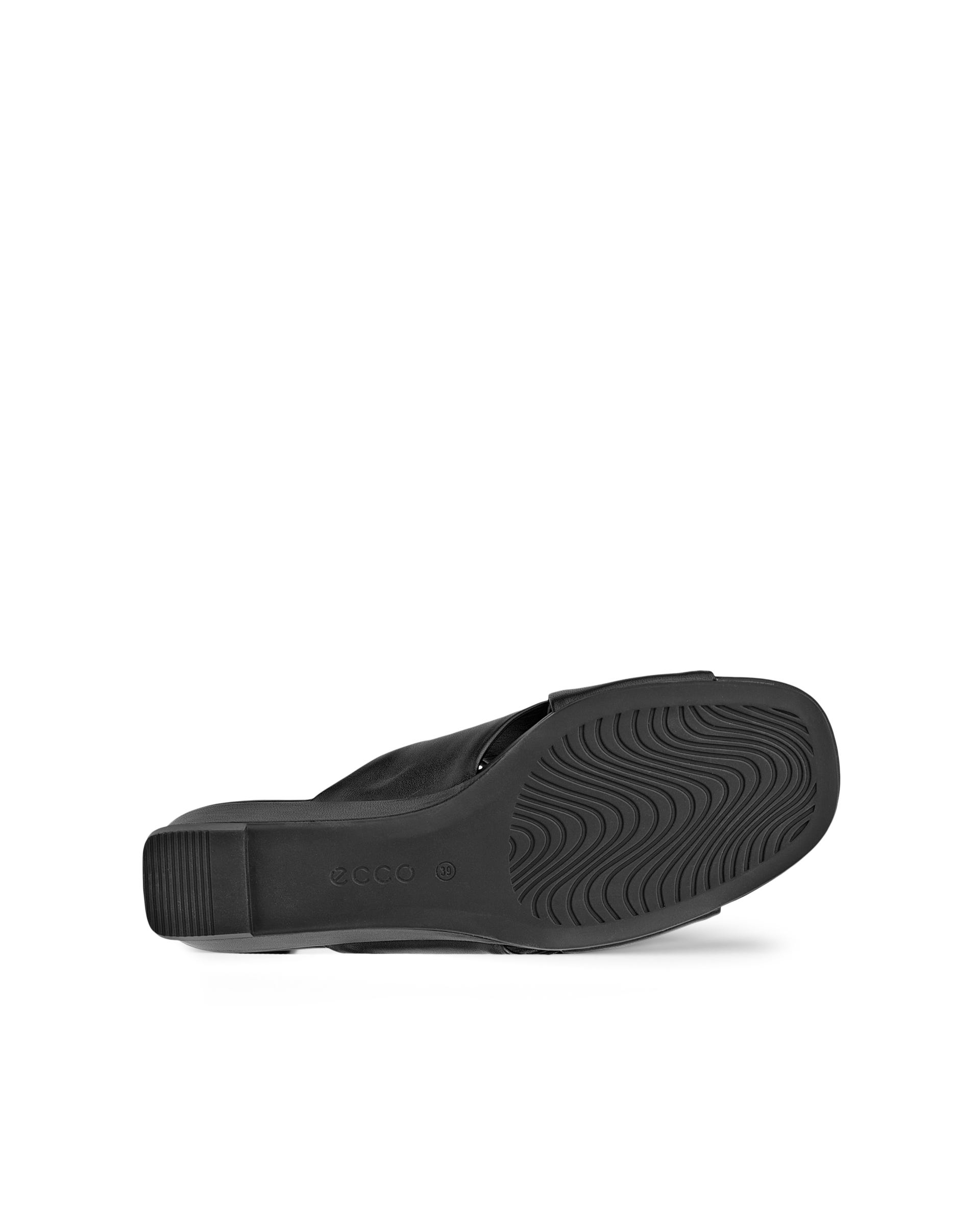 ECCO ASTRID WEDGE WOMEN'S SLIDE - Black - Sole