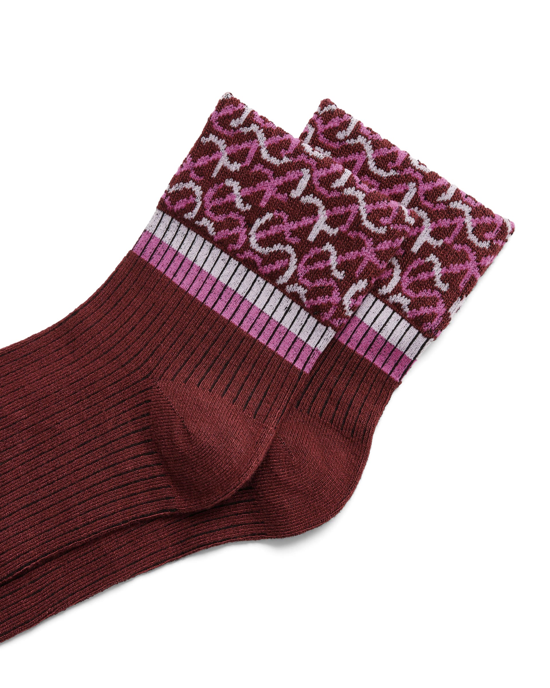 Women's ECCO® Ankle Socks - Red - Detail-1